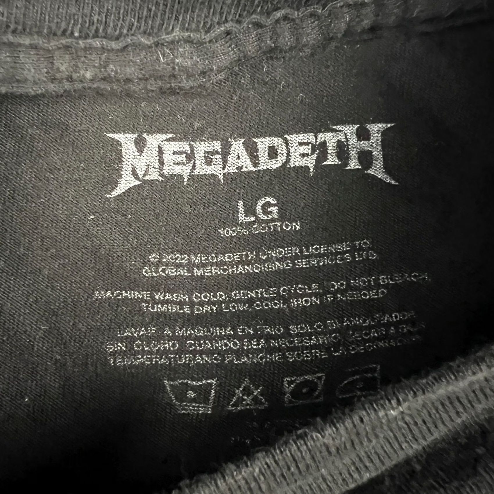 Anvil VINTAGE Megadeth Shirt Large Mens Tour Concert Graphic Metal Music Merch Official Size US XL / EU 56 / 4 - 3 Thumbnail
