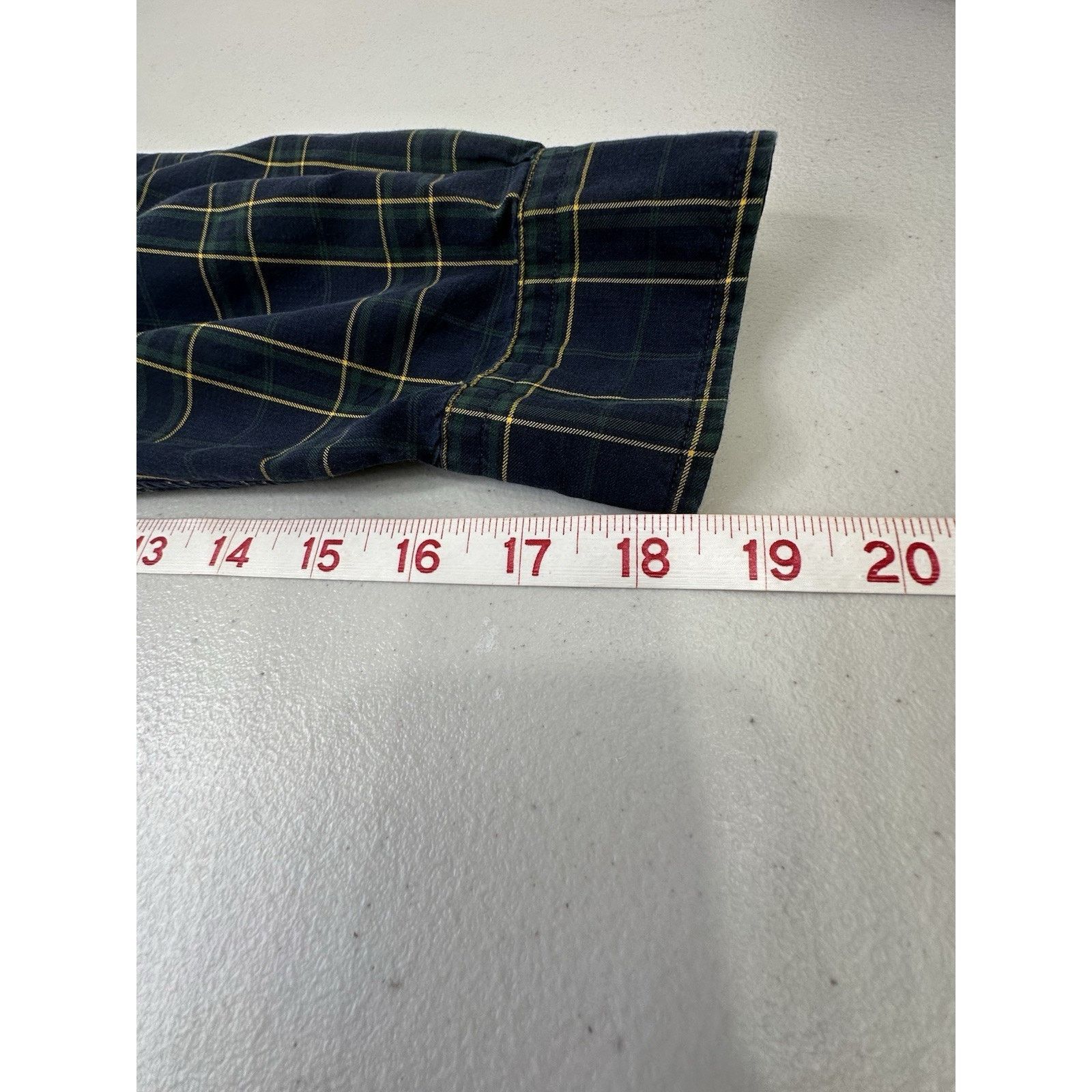 Ralph Lauren Vintage Ralph Lauren Shirt Mens XL Blue Plaid Classic Fit Size US XL / EU 56 / 4 - 5 Thumbnail