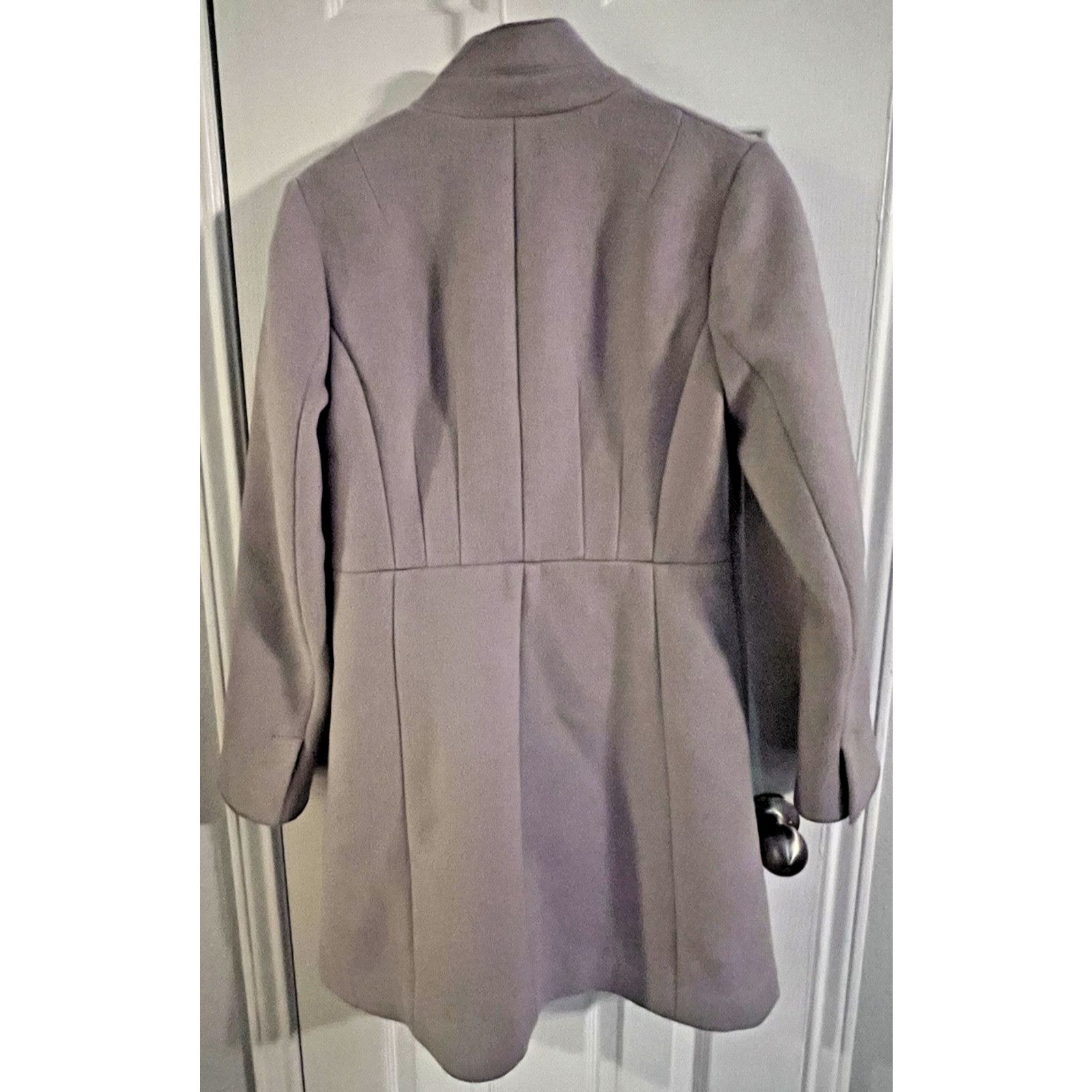 Banana Republic Banana Republic Wool Trench Coat Light Purple Women's Small Size S / US 4 / IT 40 - 5 Thumbnail