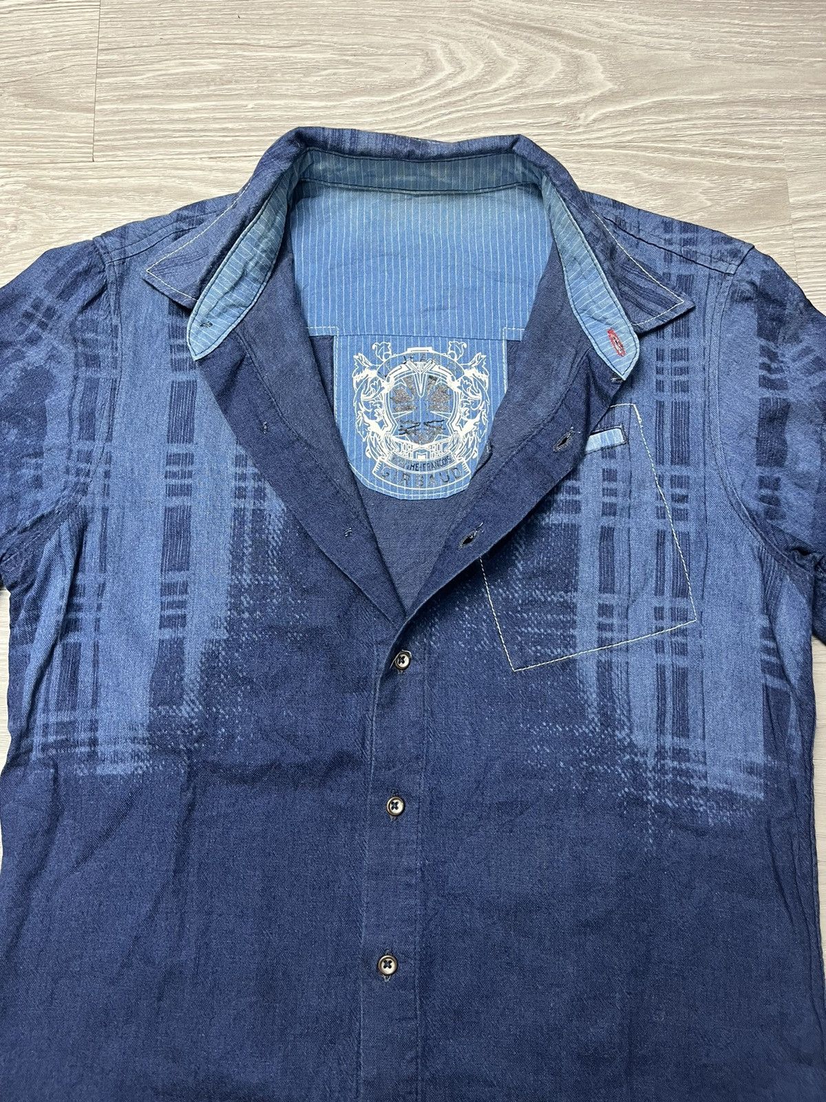 Marithe + Francois Girbaud MARITHE FRANCOIS GIRBAUD Denim Shirt Button up longsleeve Size US M / EU 48-50 / 2 - 3 Thumbnail
