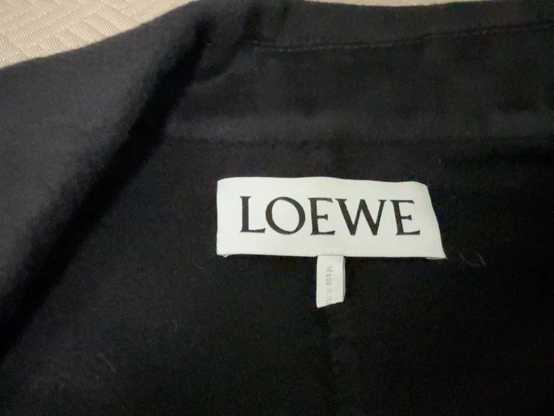 Loewe LOEWE Solid color lapel single-breasted long sleeve jacket Size L / US 10 / IT 46 - 7 Thumbnail