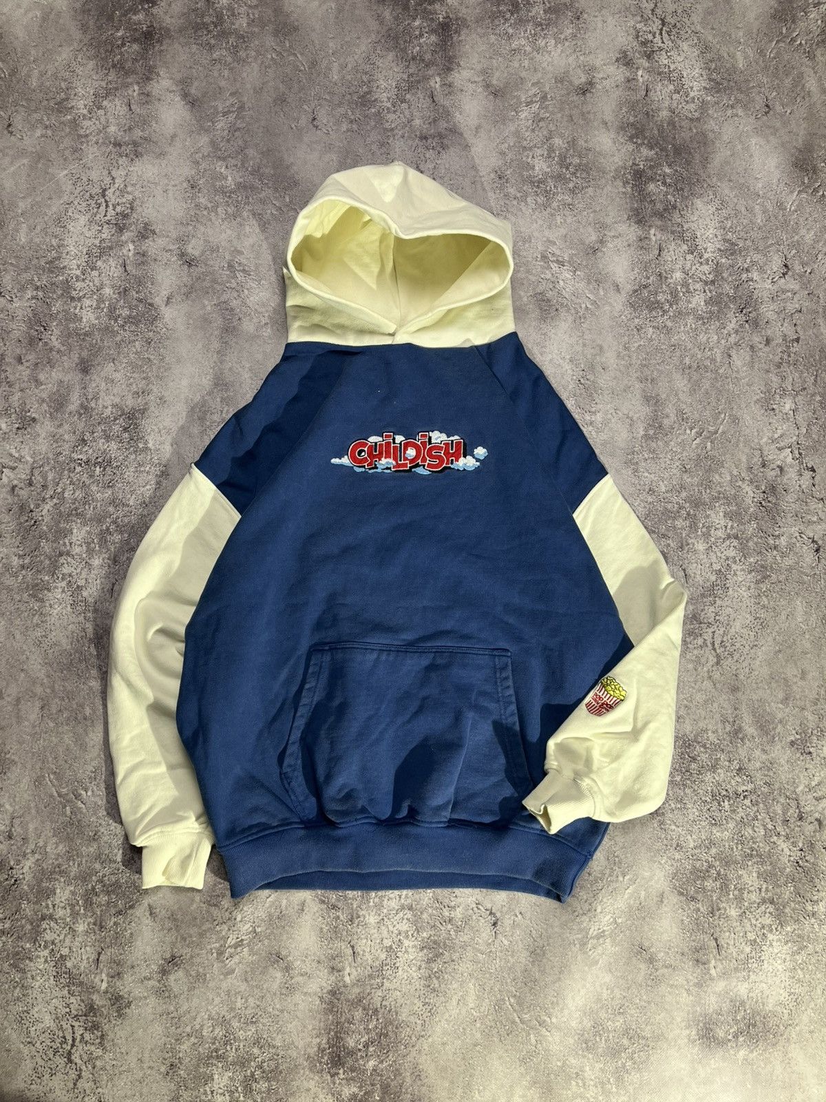 Childish blue hoodie shop