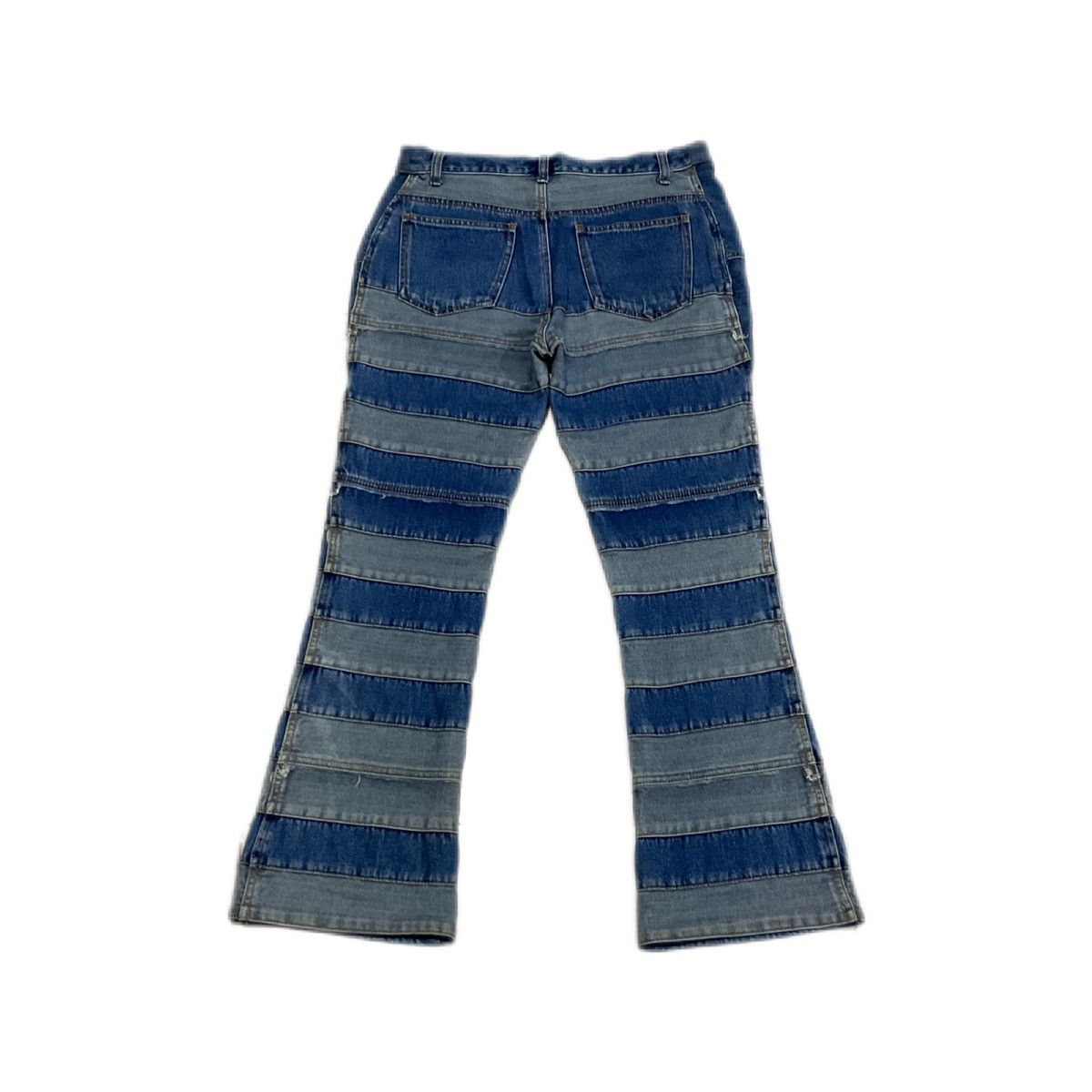 Hysteric Glamour 🔥Sick Y2K Livere Claire Patchwork Hagi Flare Denim Size US 32 / EU 48 - 4 Thumbnail