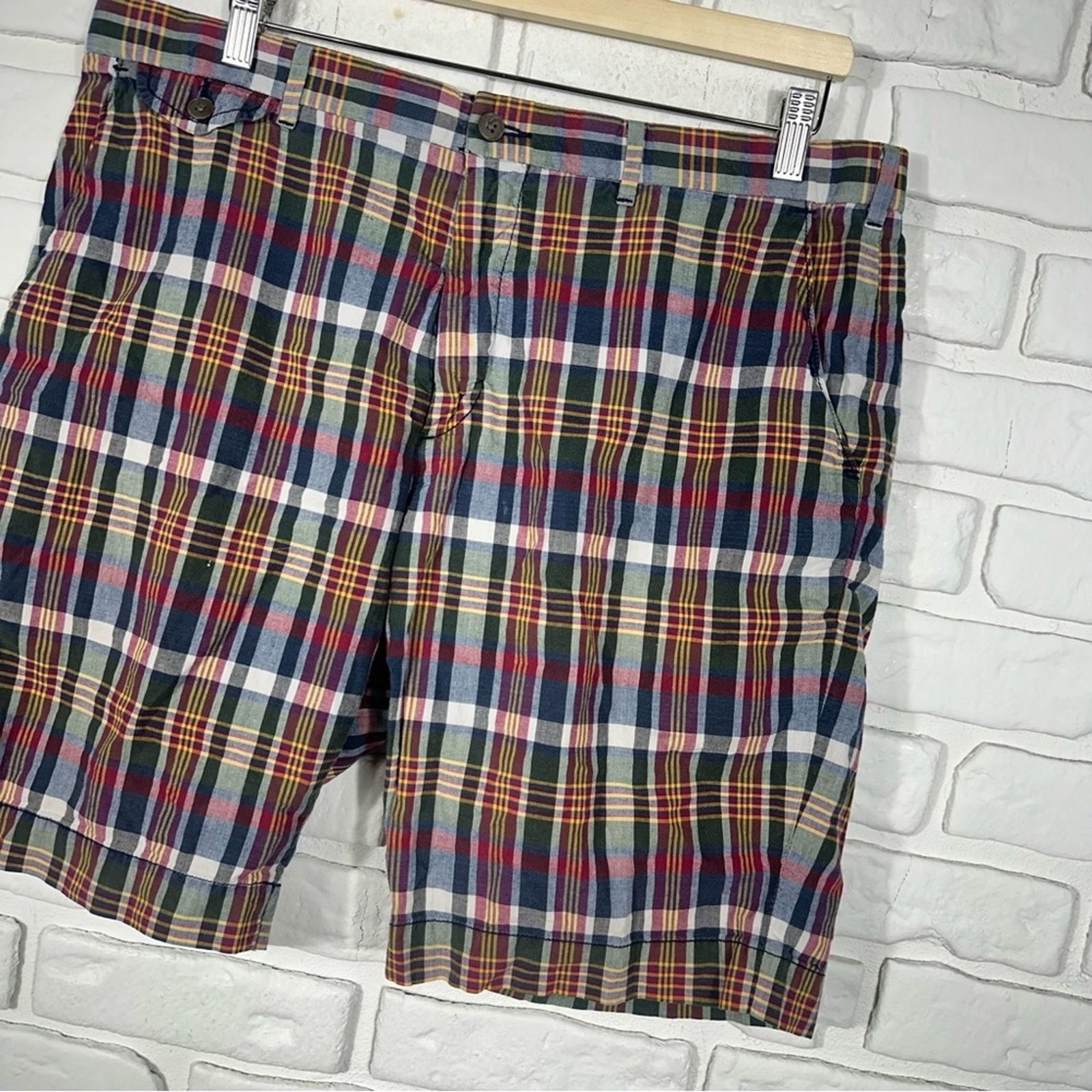 Polo Ralph Lauren Vintage 1990s Polo Ralph Lauren Plaid Men's Shorts Size 38 Size US 38 / EU 54 - 10 Thumbnail