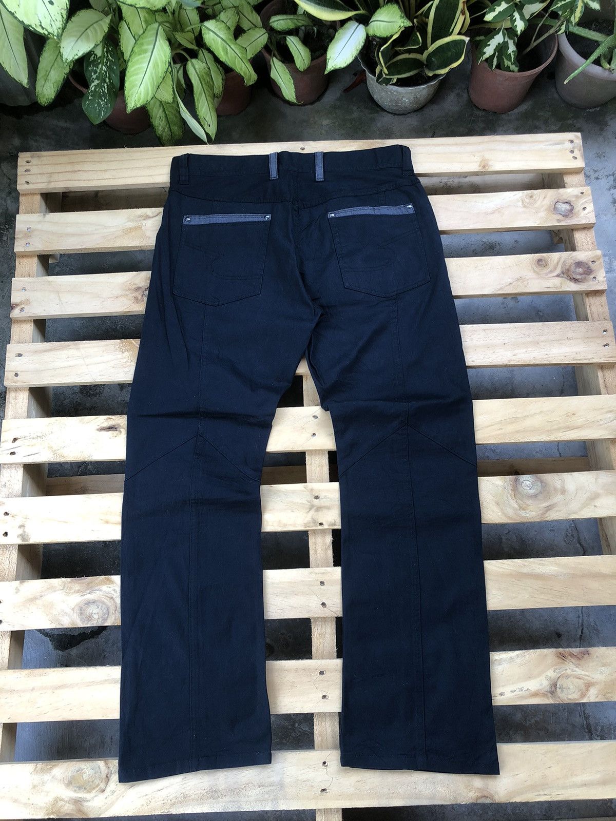 Japanese Brand × Vintage × semanticdesign Vintage Japanese Brands Semantic Design Black Pants Size US 34 / EU 50 - 11 Thumbnail