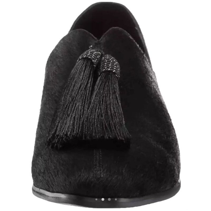 Other SBICCA Womans Leather Calf Hair Black Flats Loafers / Size 7 Size US 7 / IT 37 - 5 Thumbnail