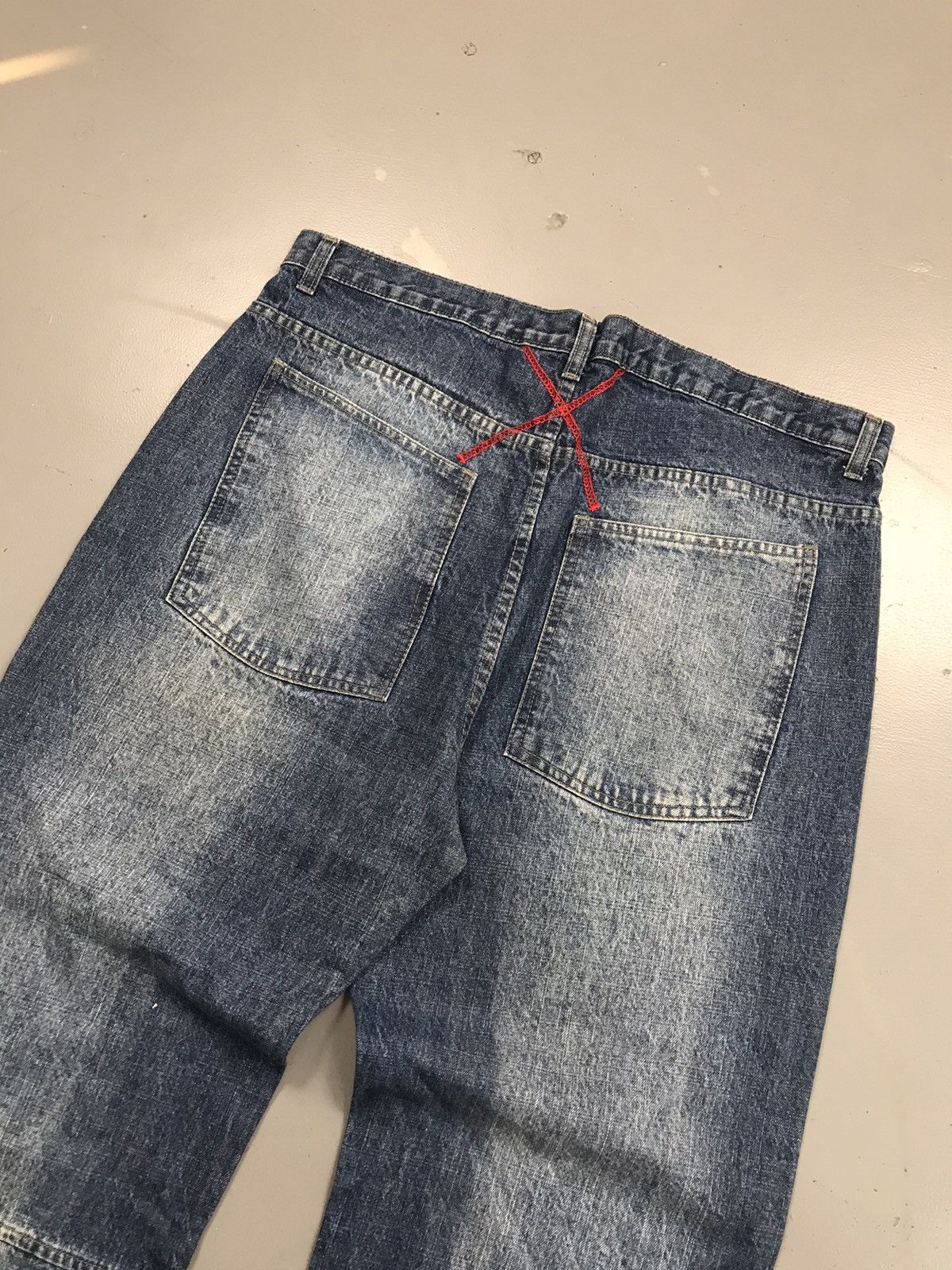 JNCO × Southpole × Vintage Vintage Deep impact SpellOut embroidered baggy fit denim Size US 39 - 10 Thumbnail