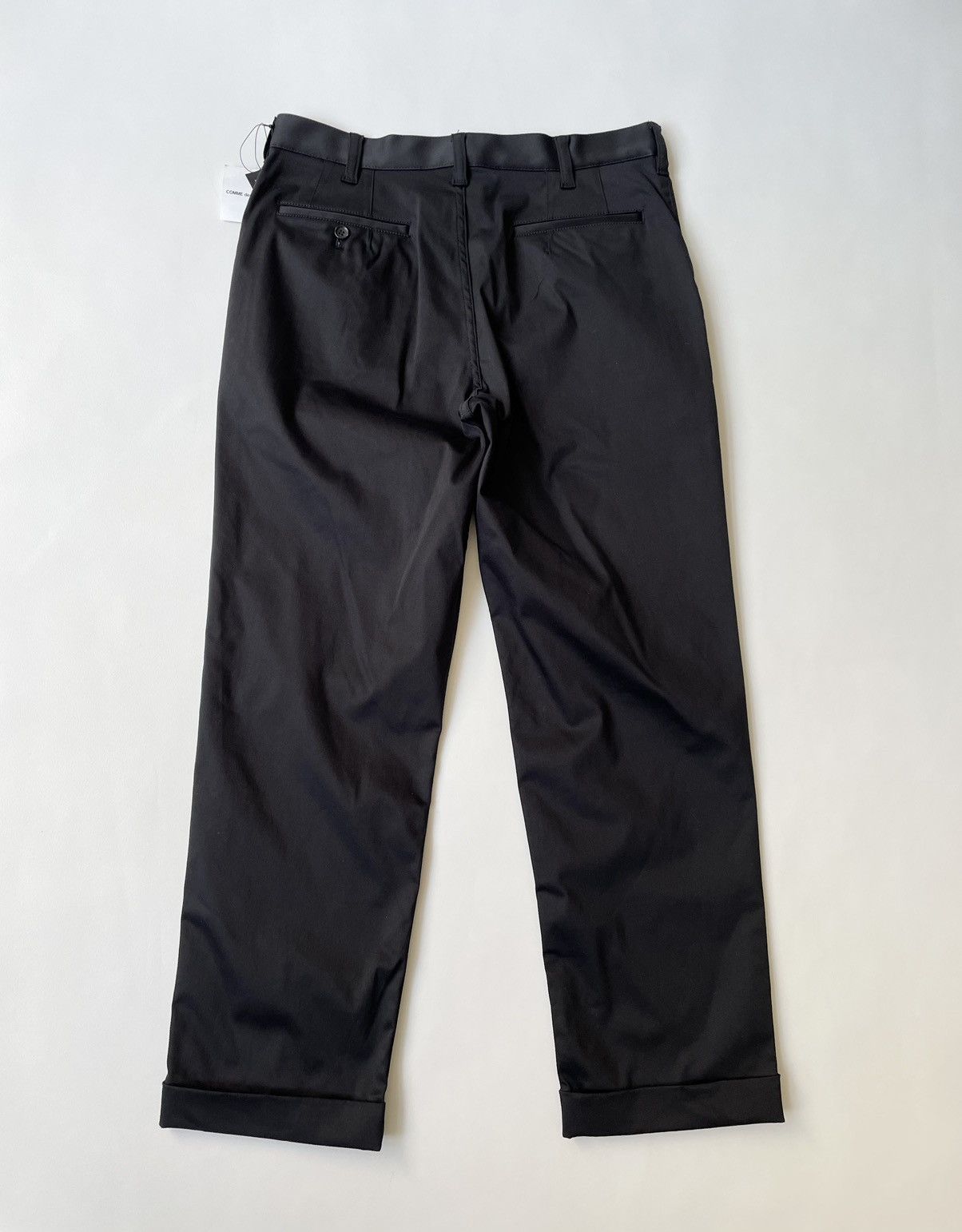 Comme des Garcons S/S 12 Black Satin/Cotton Pants Size US 32 / EU 48 - 11 Thumbnail
