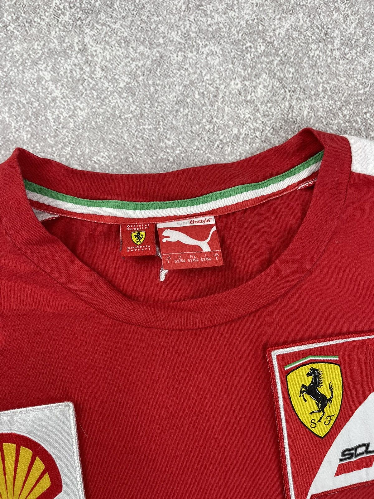 Ferrari Puma F1 Ferarri Scuderia Pirelli T-Shirt Size L Size US L / EU 52-54 / 3 - 4 Thumbnail