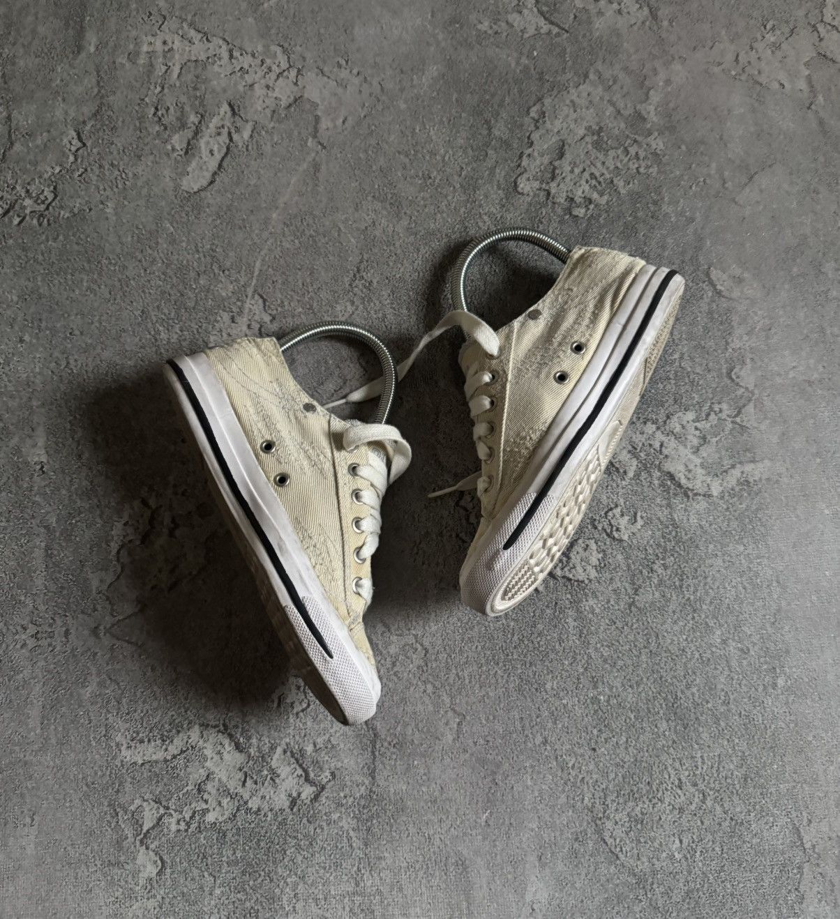 Diesel Diesel US6/EUR36/JPN23 low top denim sneakers shoes Y2K 90s Size US 6 / IT 36 - 15 Thumbnail