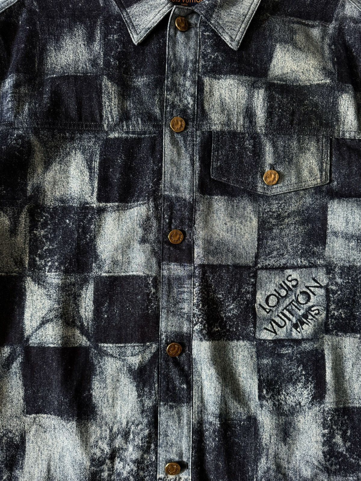 Louis Vuitton Louis Vuitton - Virgil Abloh - Pre Fall 2021 - Damier Denim Size US XL / EU 56 / 4 - 10 Thumbnail