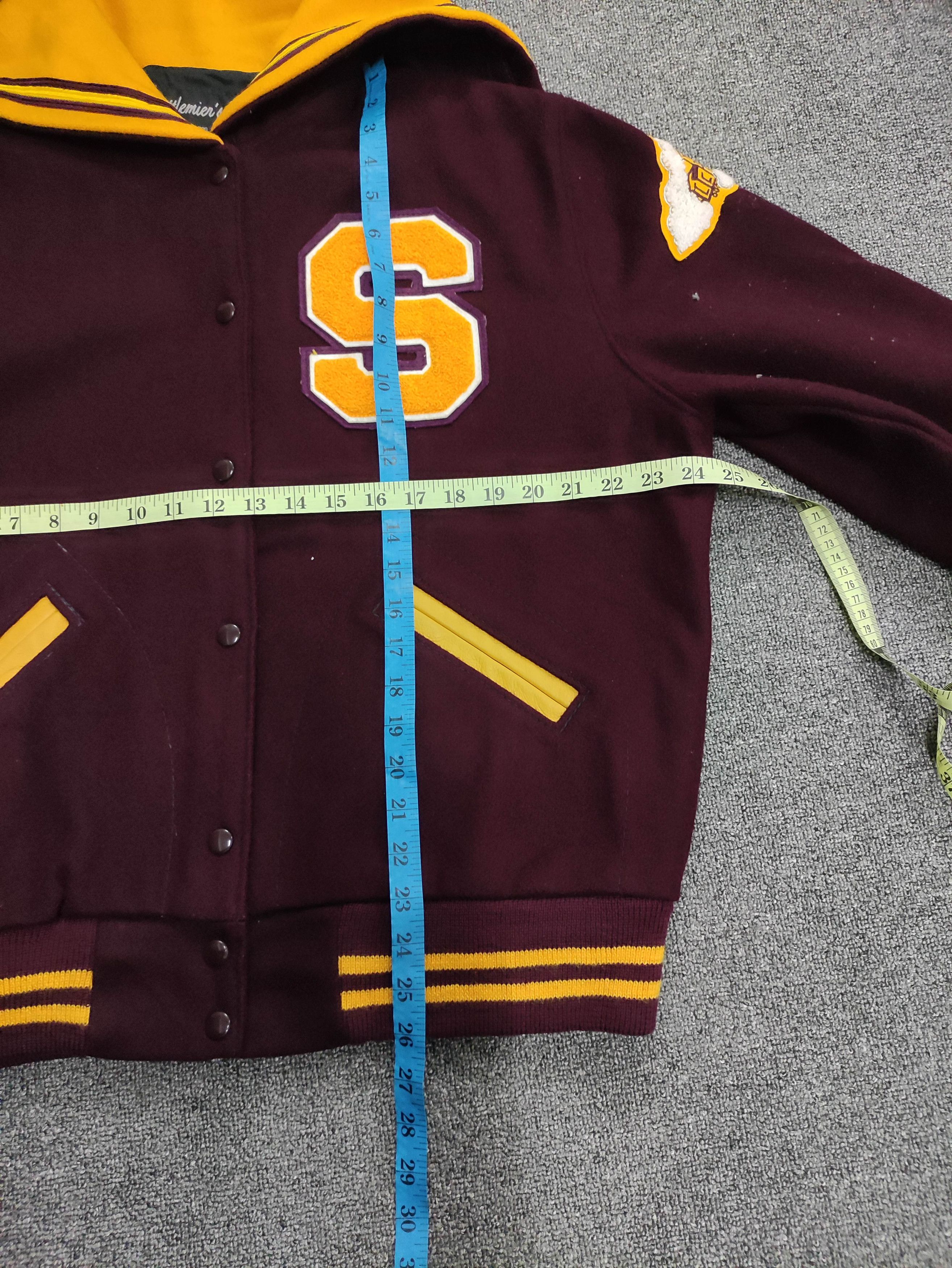Vintage Vintage Varsity Jacket Settlemien Wool Snap Button Size US L / EU 52-54 / 3 - 9 Thumbnail