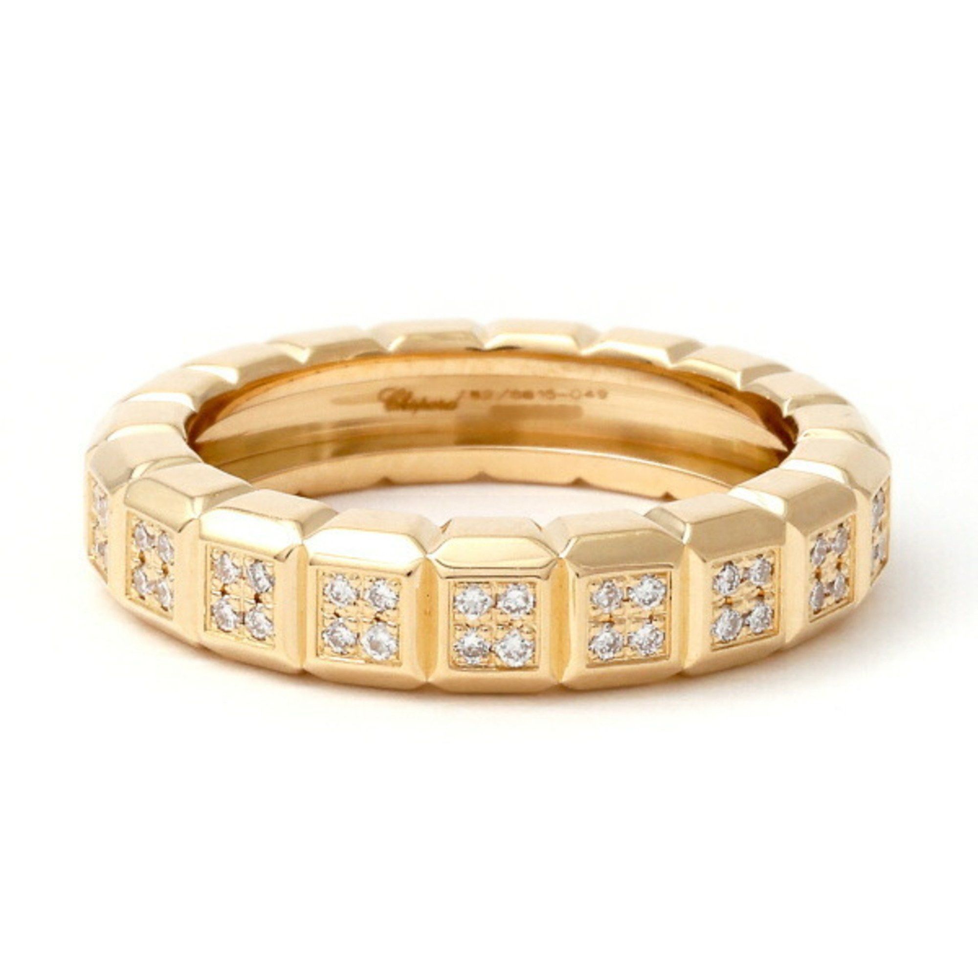 image of Chopard Ice Cube K18Yg Yellow Gold Ring, Women's