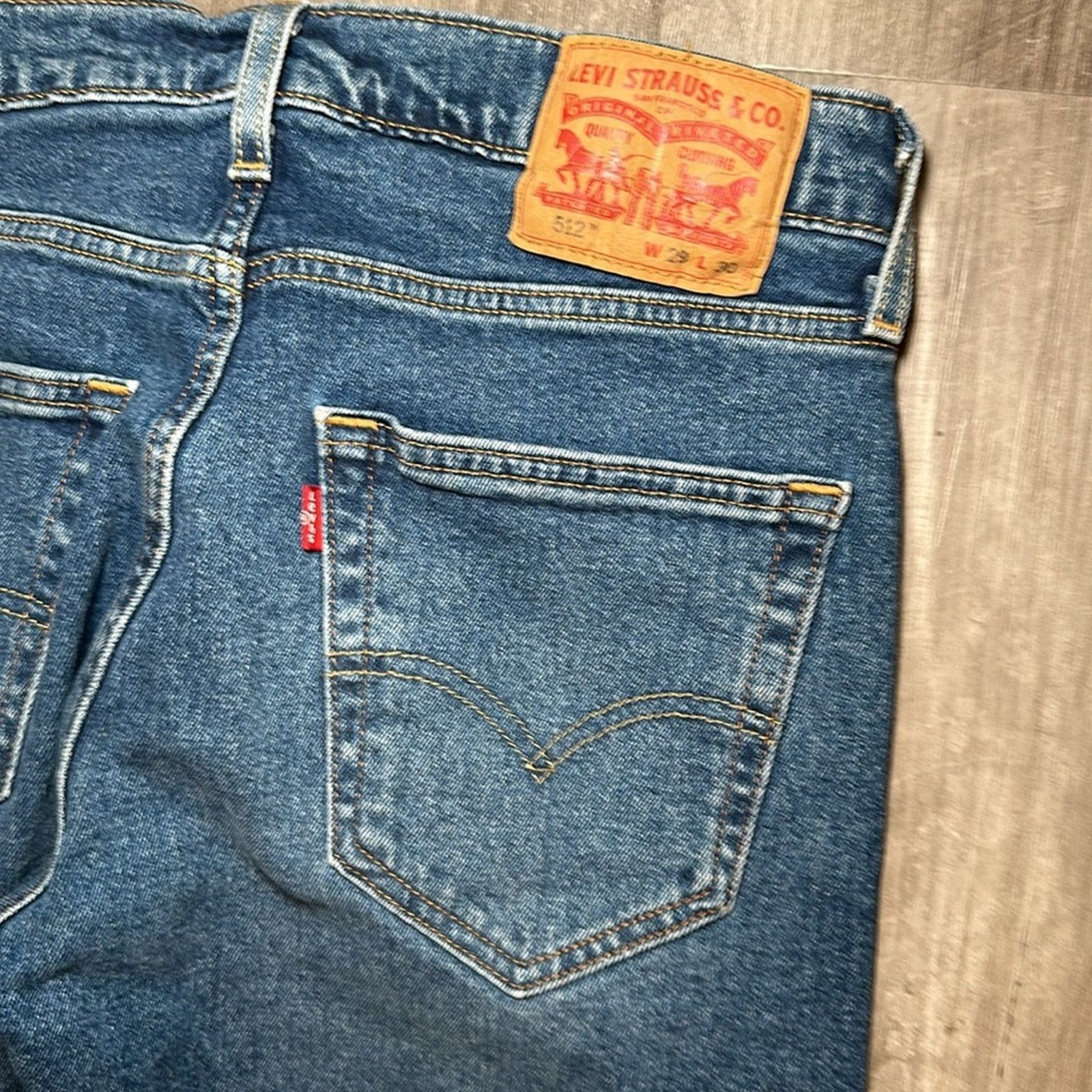 Levi's Levi’s 512 Slim Tapered Jeans - 29x26 Size US 29 - 5 Thumbnail