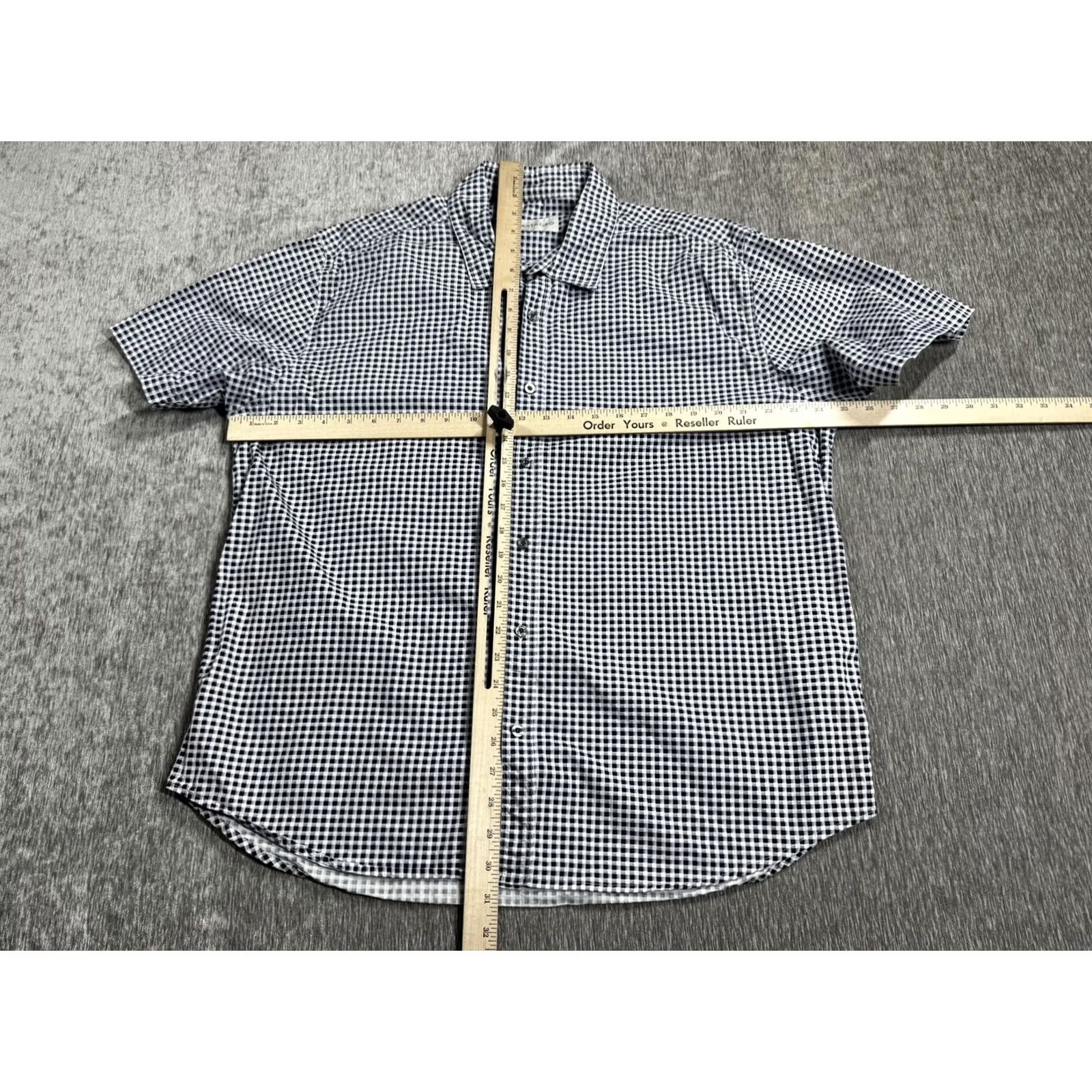 Vintage Coastaoro Shirt Mens XL Blue Check Short Sleeve Button Up Casual Summer Size US XL / EU 56 / 4 - 5 Thumbnail
