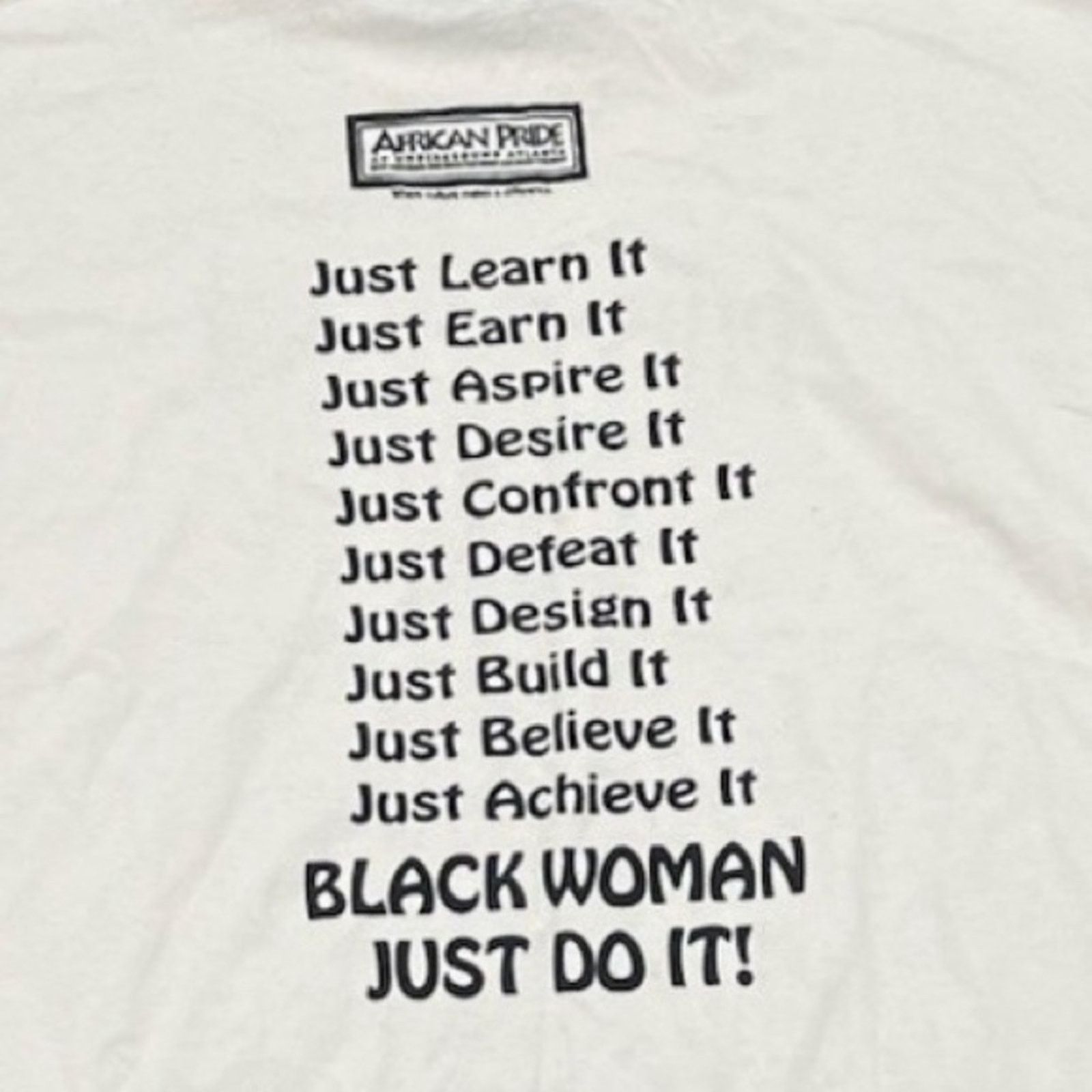 Jerzees 2000s Vintage Black History Phenomenal Woman Graphic Tee Size L / US 10 / IT 46 - 9 Thumbnail