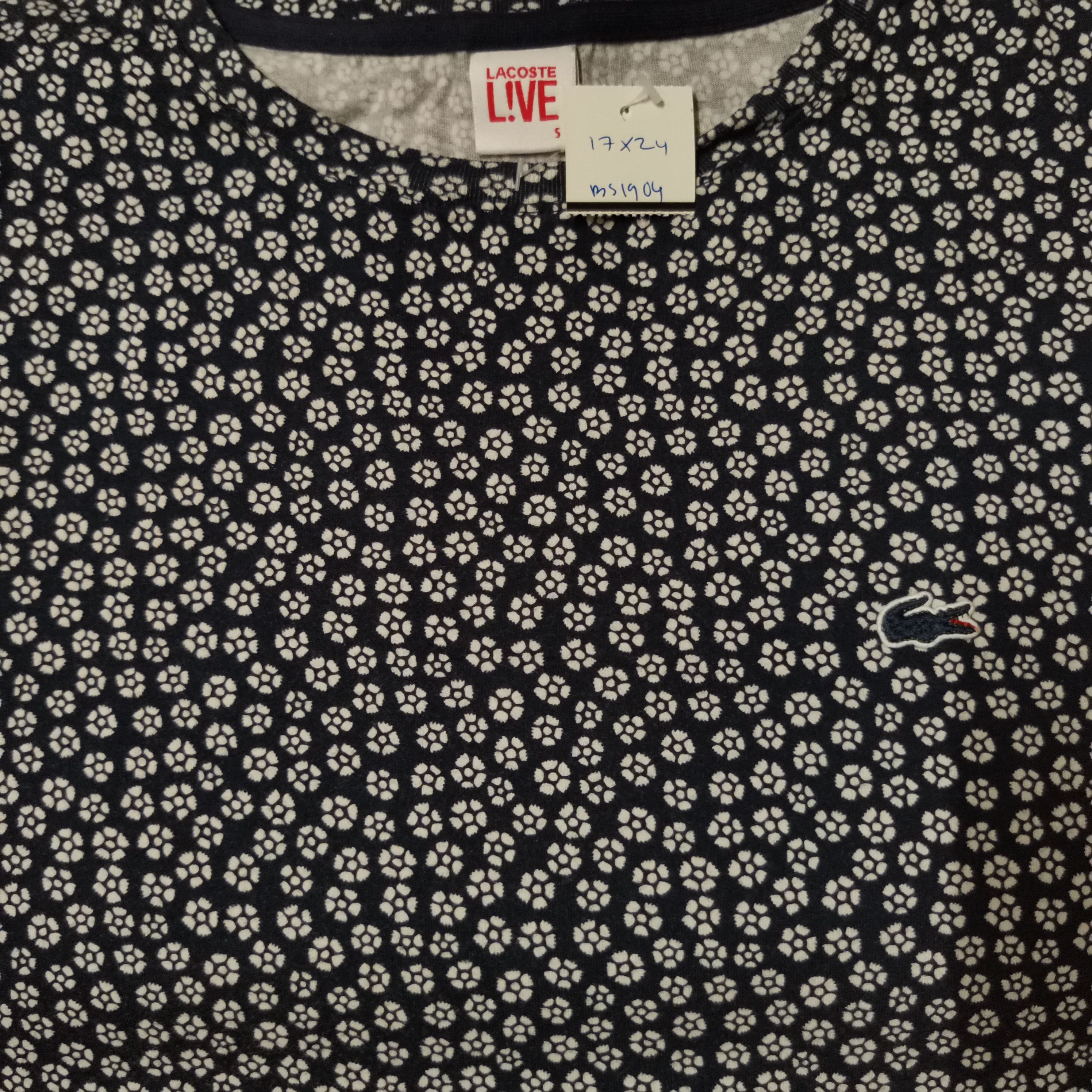 Lacoste Vintage Lacoste T Shirt Floral Vintage Over 56789 Size S / US 4 / IT 40 - 3 Thumbnail
