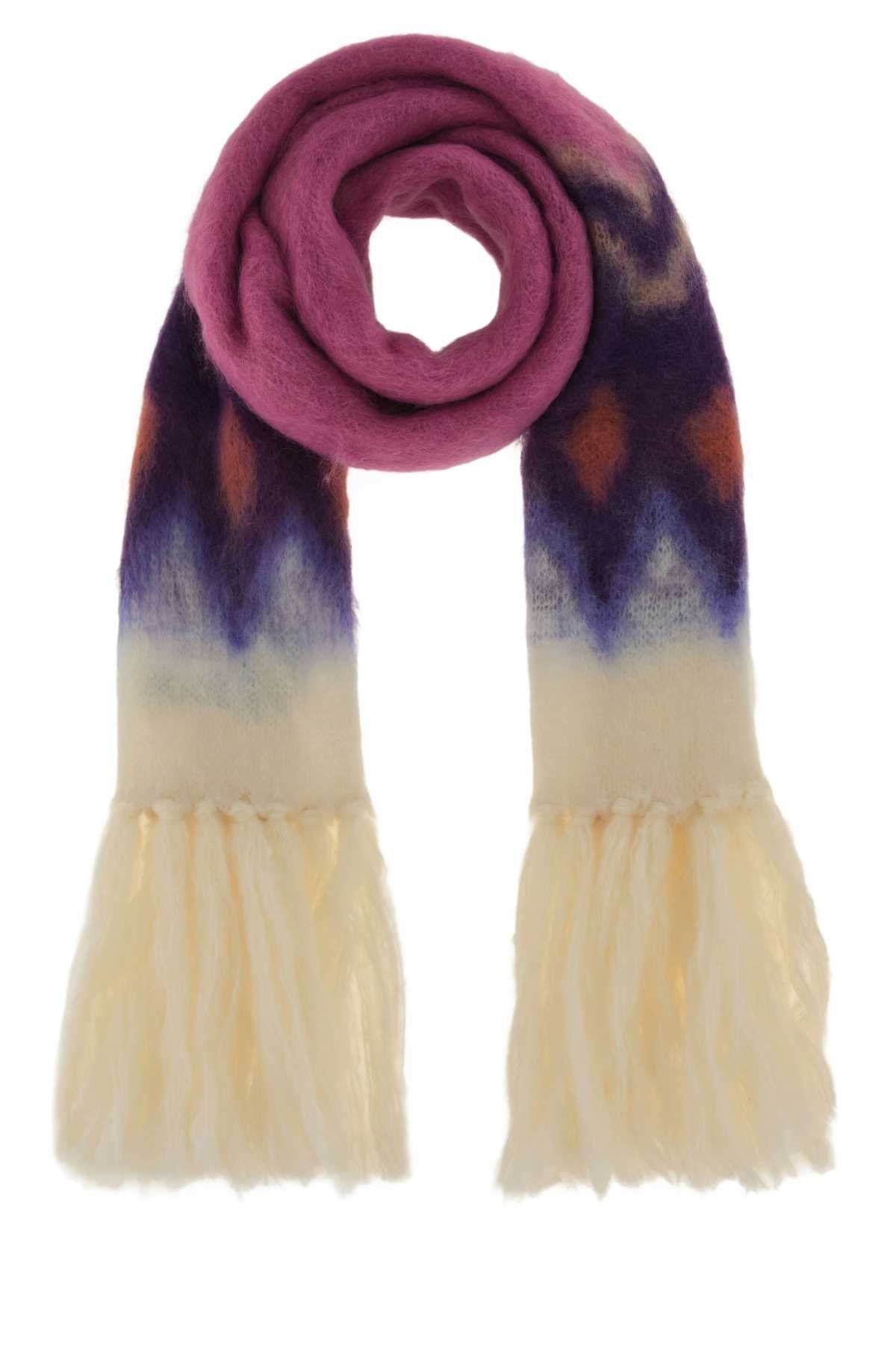 Multicolor Wool Blend Amanie Scarf