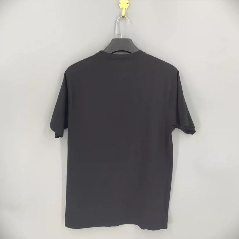 Gucci GUCCI Black Striped Logo Print TShirt-2506 Size US L / EU 52-54 / 3 - 2 Thumbnail