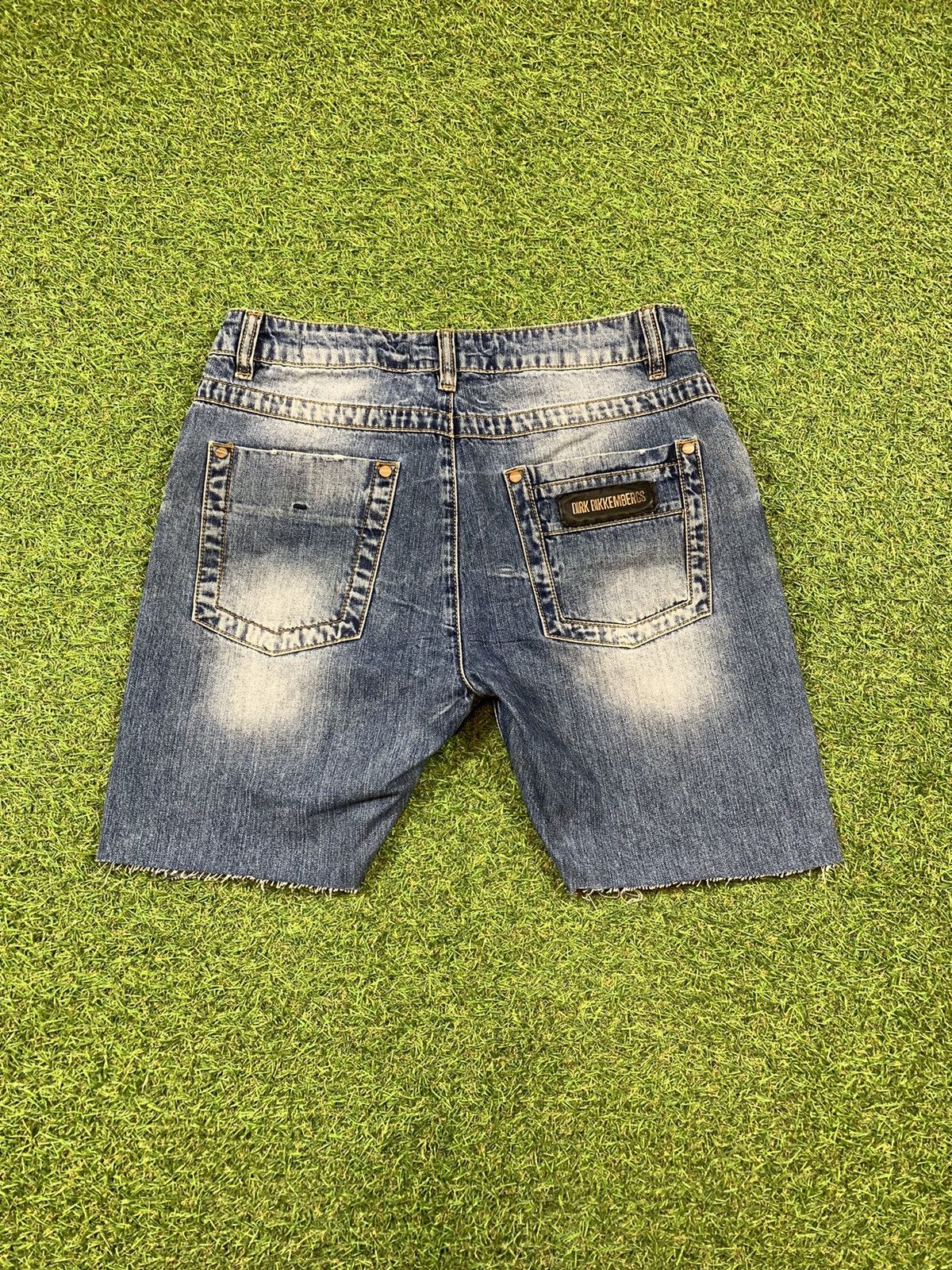 Vintage Y2K Dirk Bikkembergs jeans shorts denim size 28