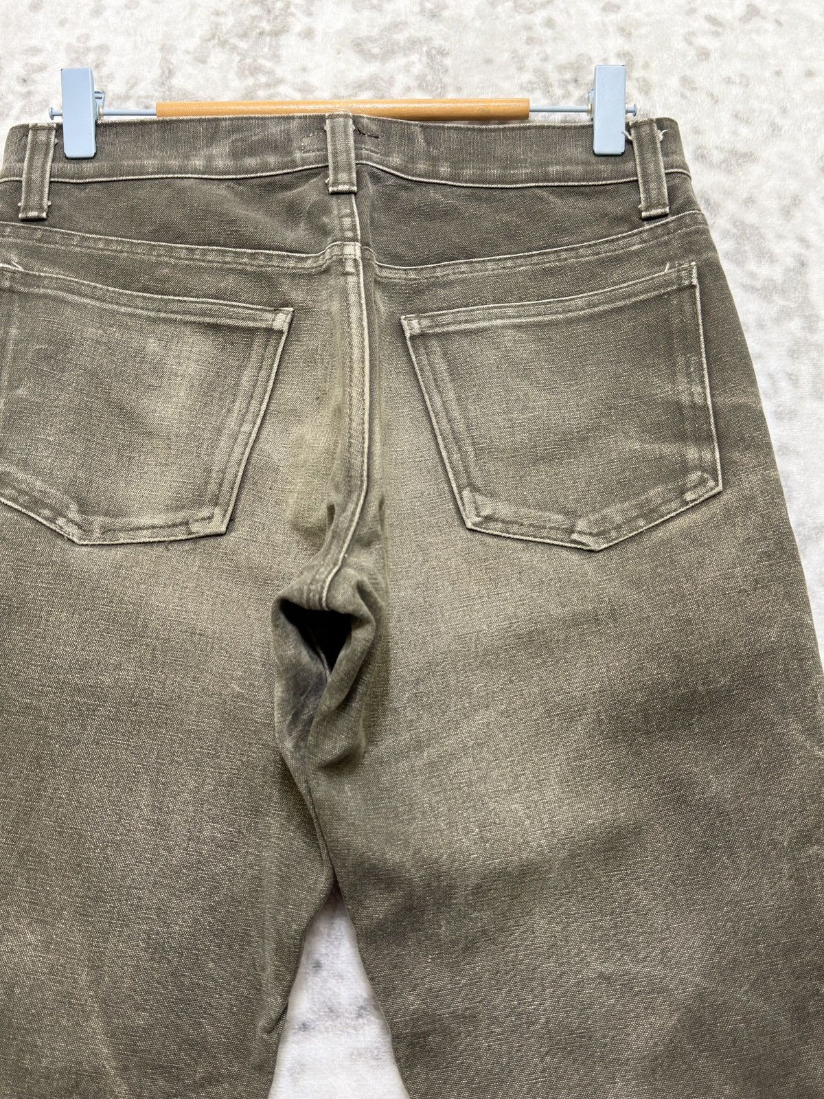 Johnbull Johnbull Y2K Distressed Faded Claw Whiskers Straight Denim Size US 28 / EU 44 - 11 Thumbnail