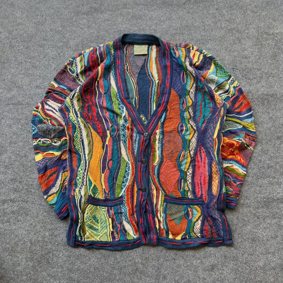 Coogi × Vintage Crazy Vintage Coogi 3D Cable Knit Sweater Size US L / EU 52-54 / 3 - 1 Thumbnail