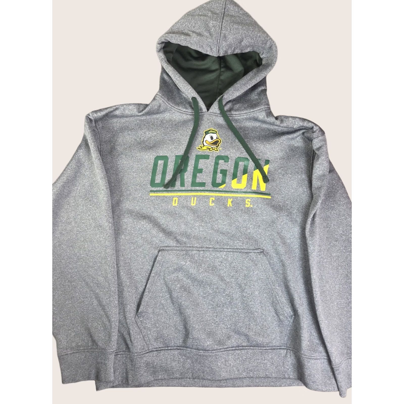 Champion Champion Oregon Ducks Logo Spellout Hoodie Gray Large Size US L / EU 52-54 / 3 - 1 Thumbnail