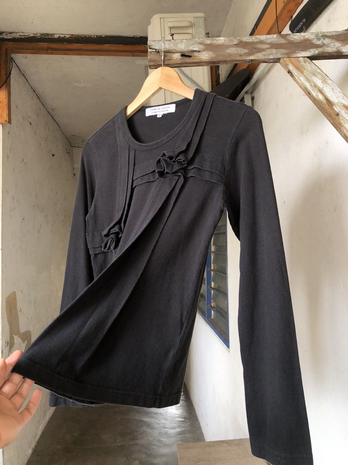 Comme des Garcons Comme des Garcons Faded Bondage Punk Long Sleeve Tshirt Size S / US 4 / IT 40 - 7 Thumbnail