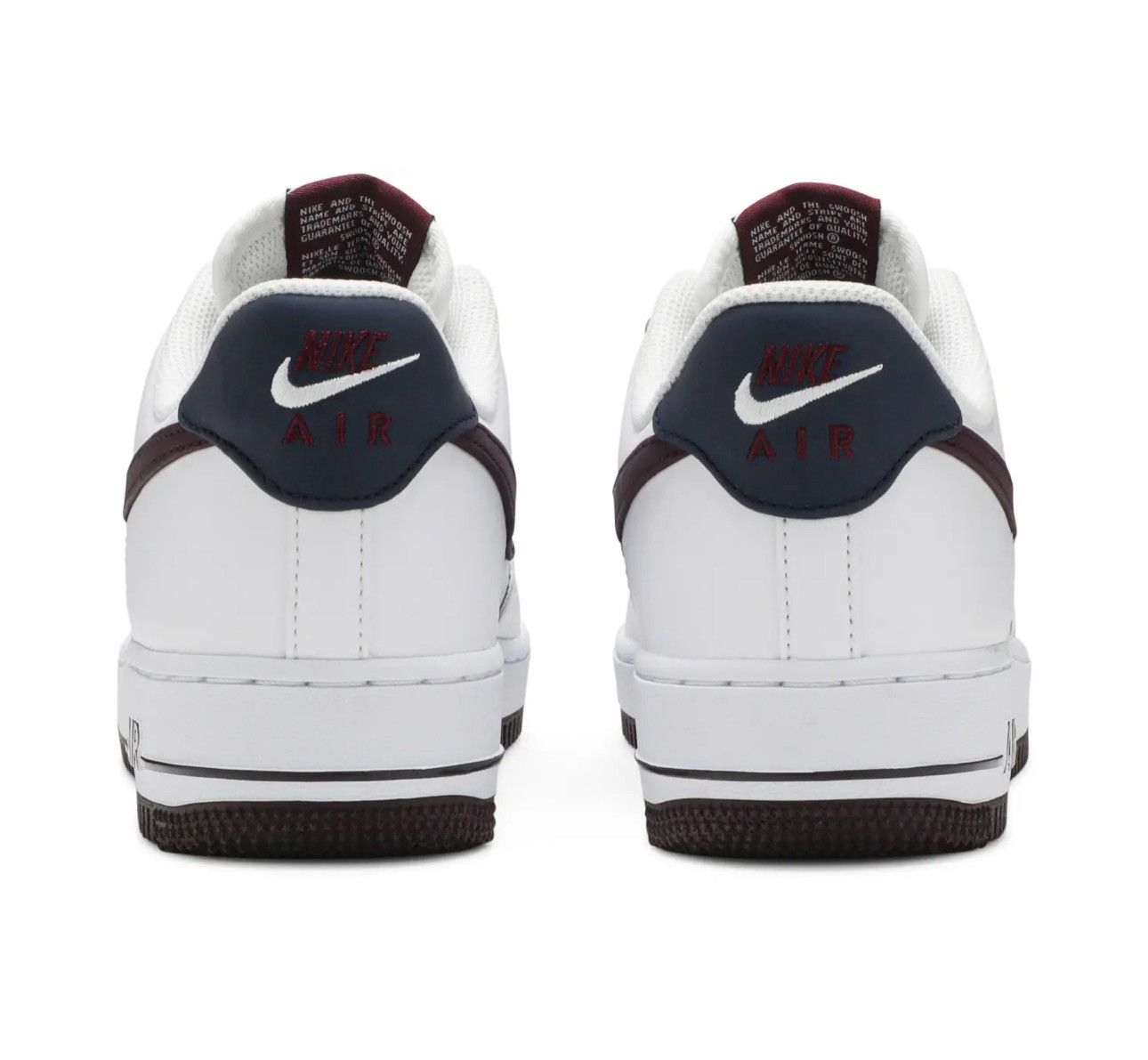 Nike 2019 Air Force 1 '07 LV8 'White Night Maroon' Size US 9.5 / EU 42-43 - 6 Thumbnail