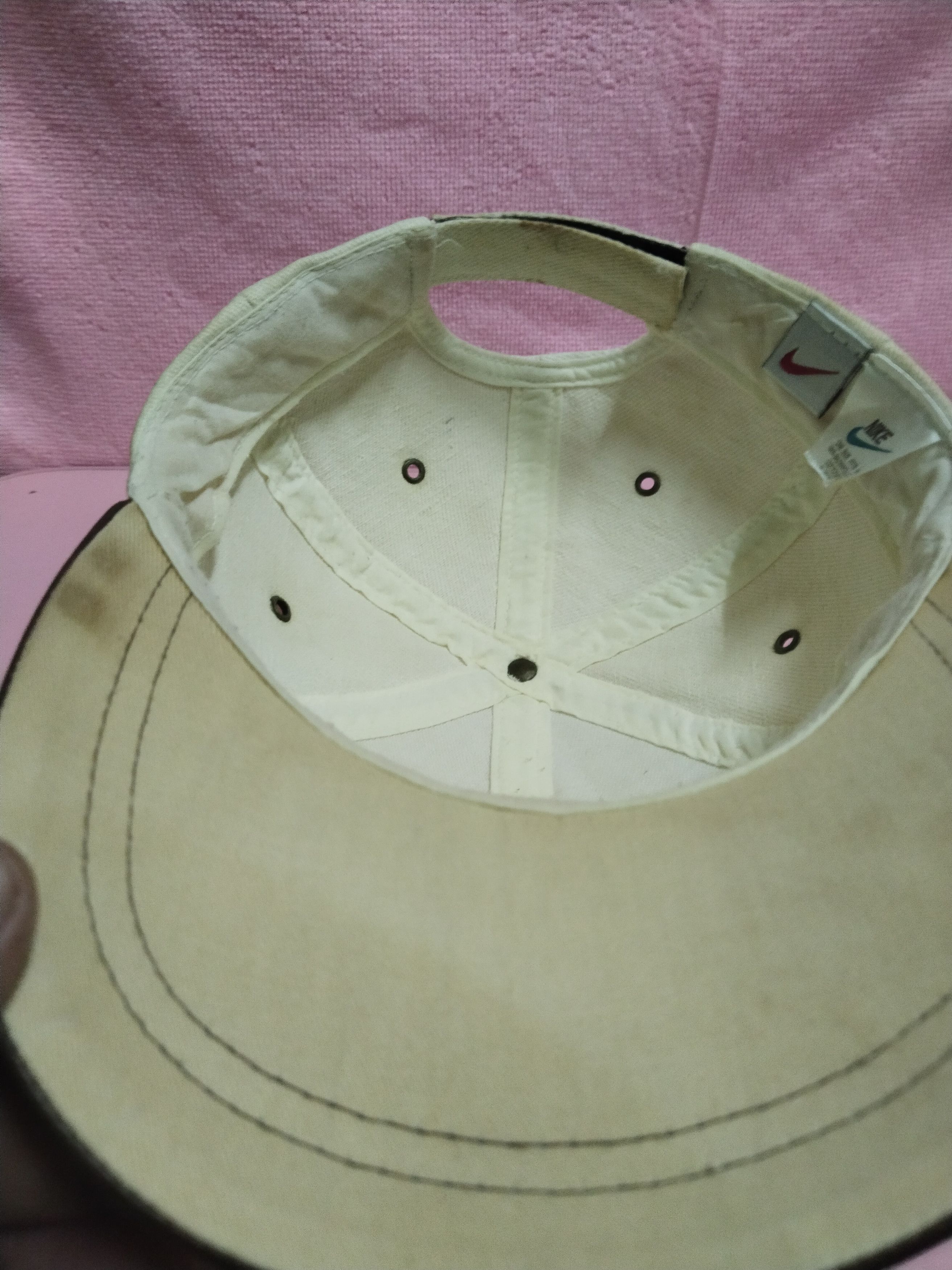 Nike VINTAGE NIKE 90s LEATHER BRIM AND LOWER CROWN HAT Size ONE SIZE - 8 Thumbnail