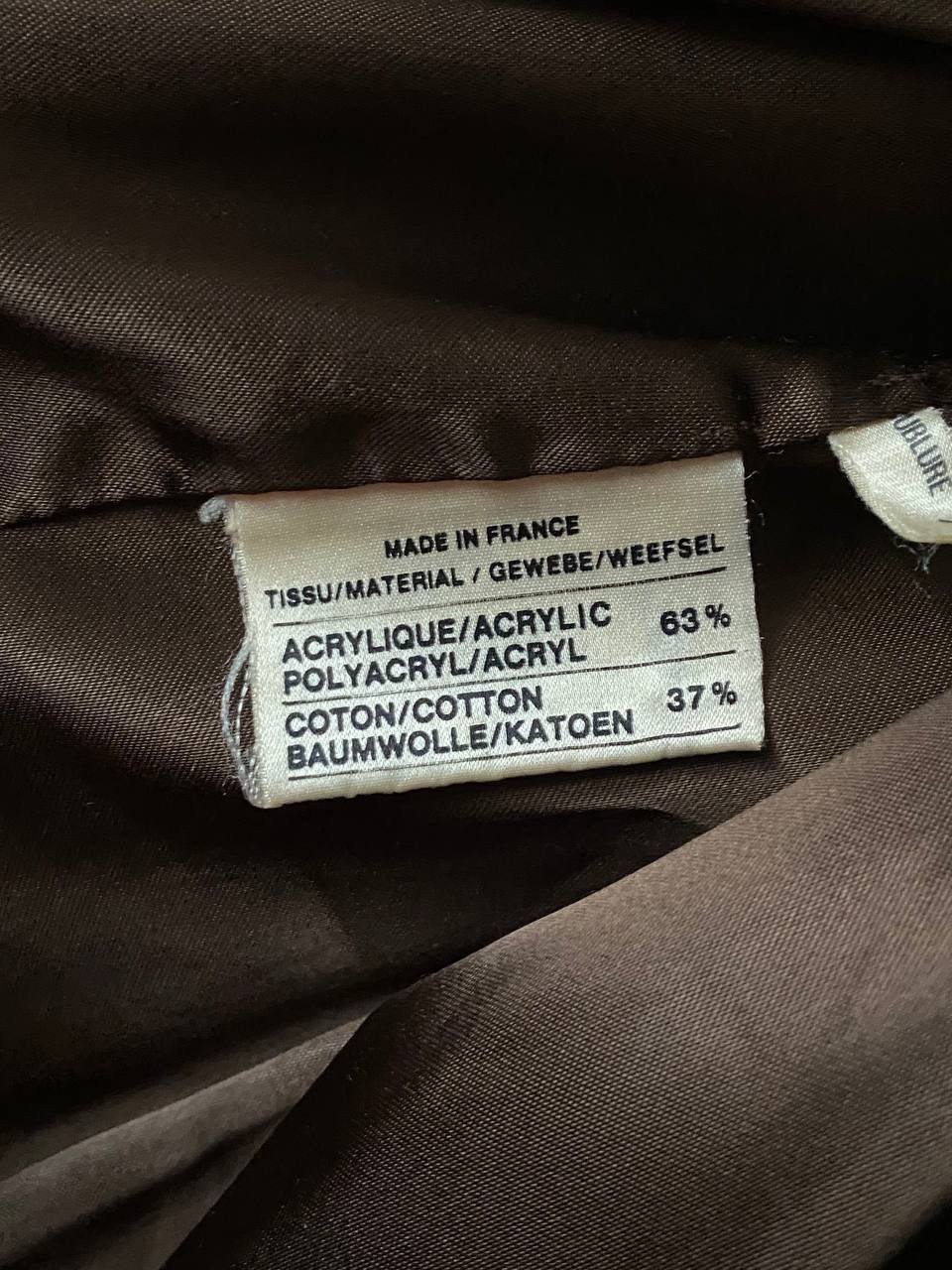 Designer × Vintage Jean Louis Paris Faux Fur Coat Vintage Brown Made In France Size L / US 10 / IT 46 - 12 Thumbnail
