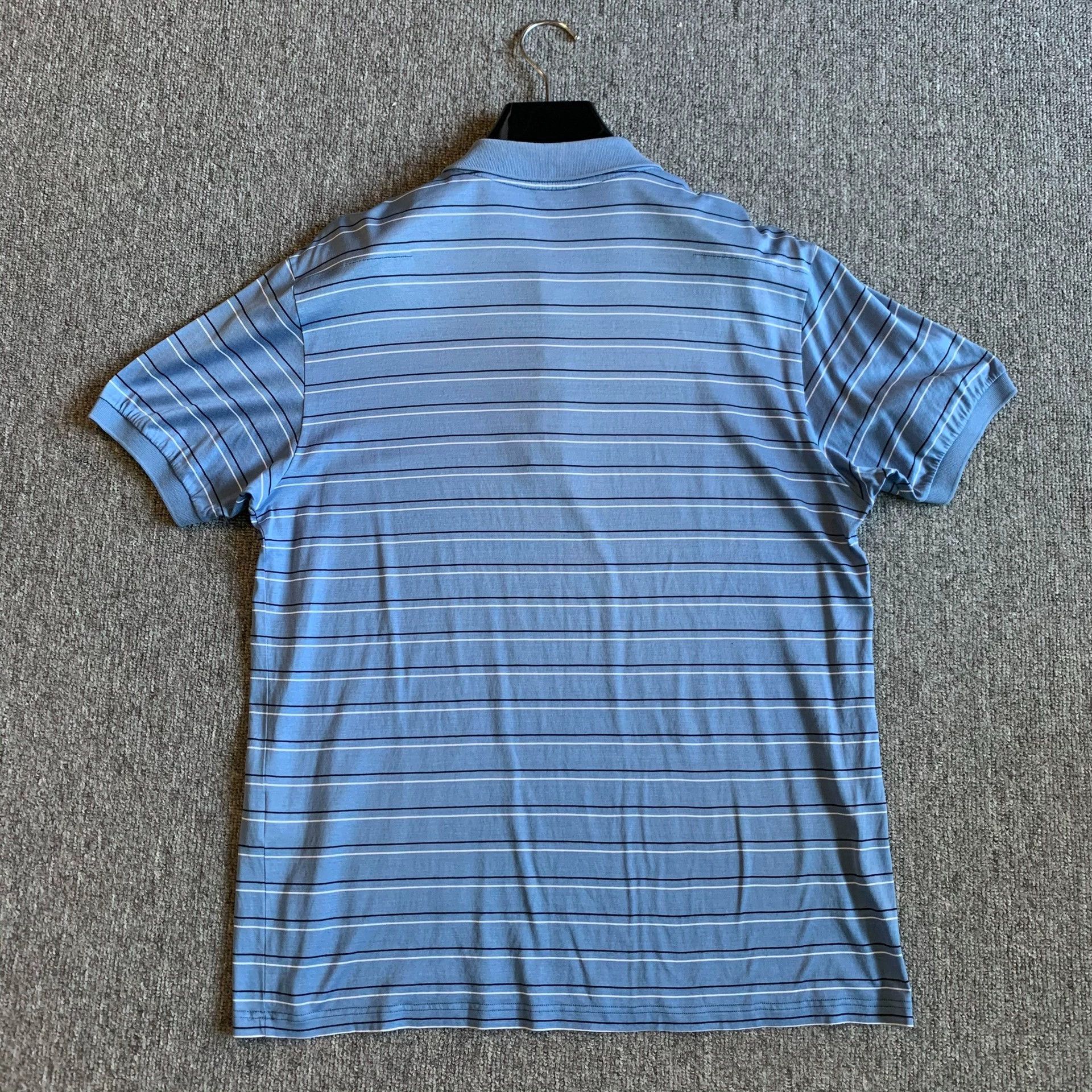 Dior dior blue striped bee polo shirt Size US L / EU 52-54 / 3 - 6 Thumbnail