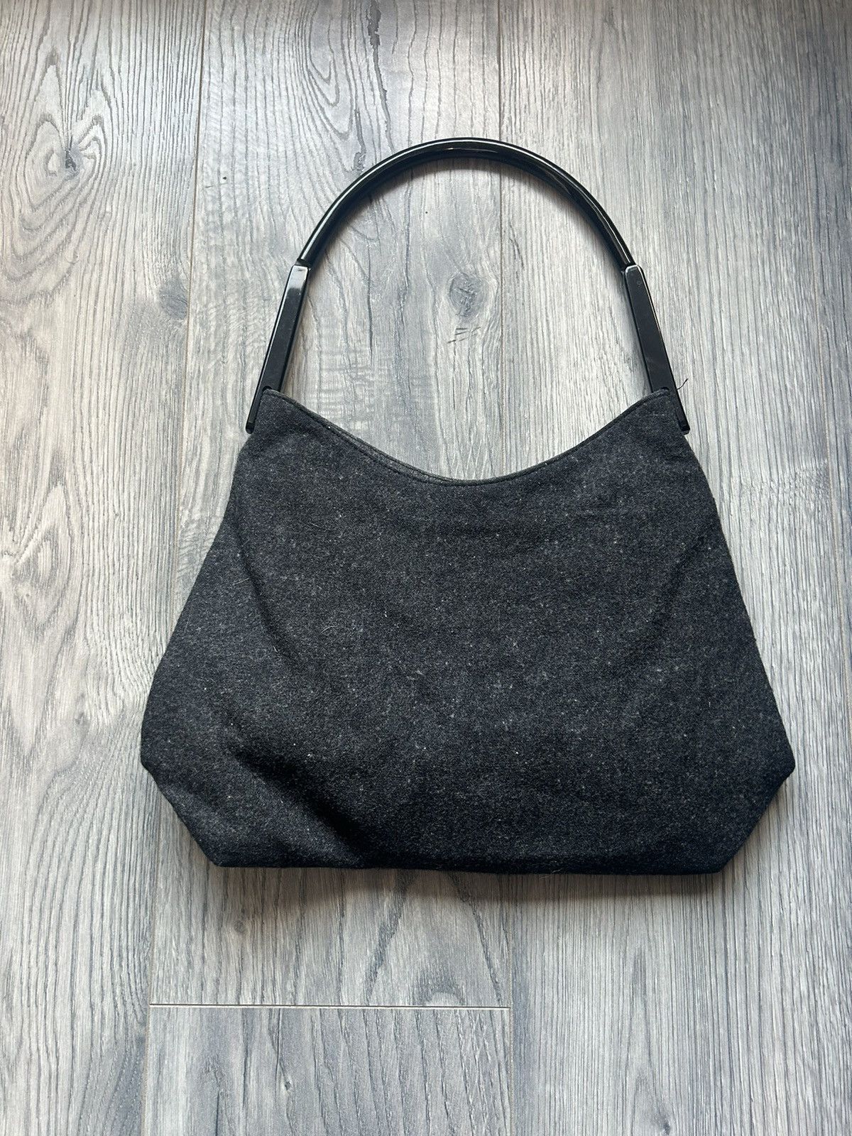 Prada Prada Hobo Shoulder Bag in Wool and Nylon Size ONE SIZE - 2 Thumbnail