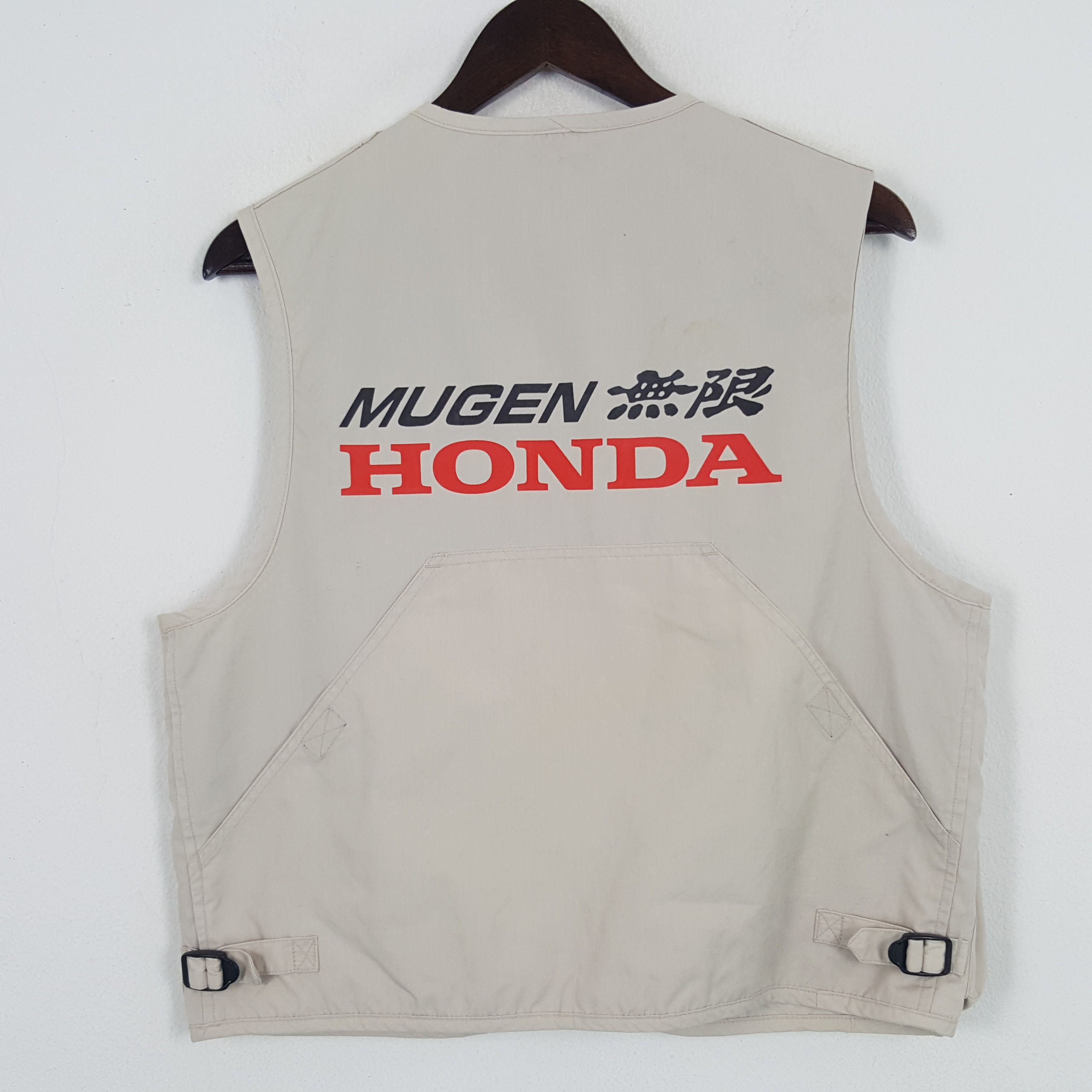 Honda × Vintage Vintage Lucky Strike x Custom Art Mugen Honda Jacket Vest Size US M / EU 48-50 / 2 - 2 Thumbnail