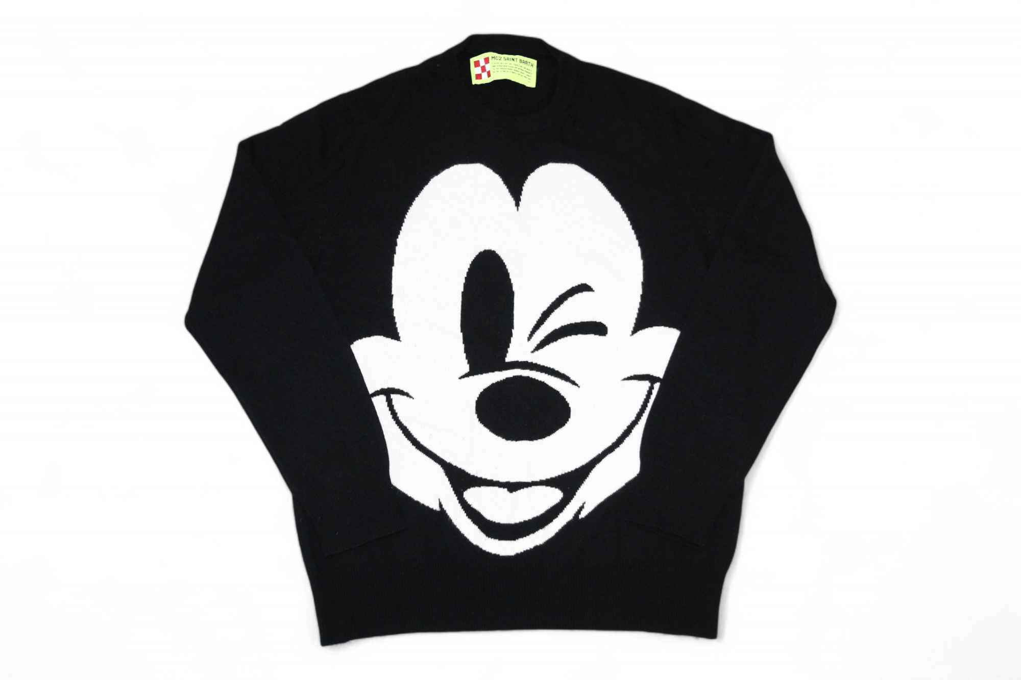 MC2 Saint Barth Mc2 Saint Barth MIckey Wink wool blend crew-neck sweater Size US S / EU 44-46 / 1 - 1 Thumbnail