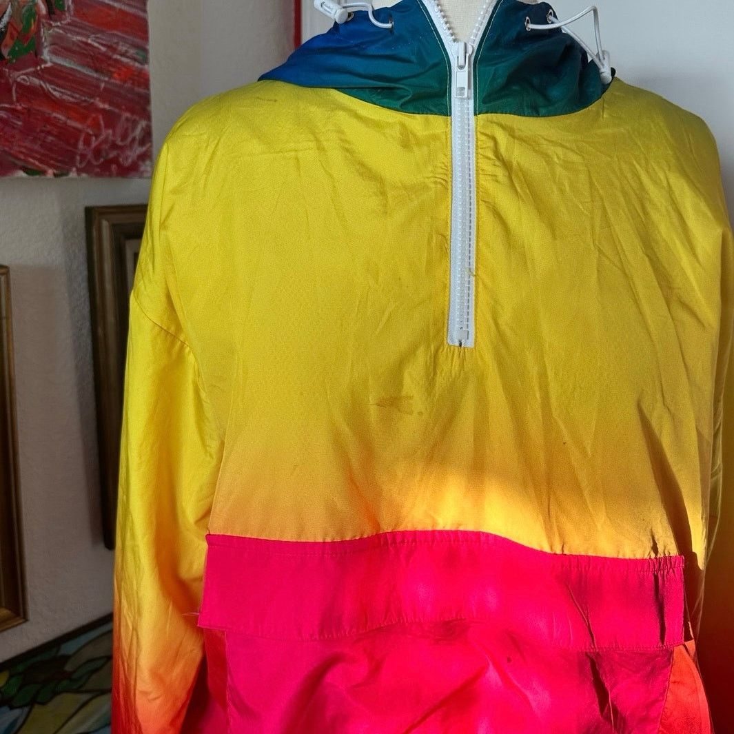 Forever 21 forever 21rainbow multicolored bomber hoodie Size M / US 6-8 / IT 42-44 - 2 Thumbnail