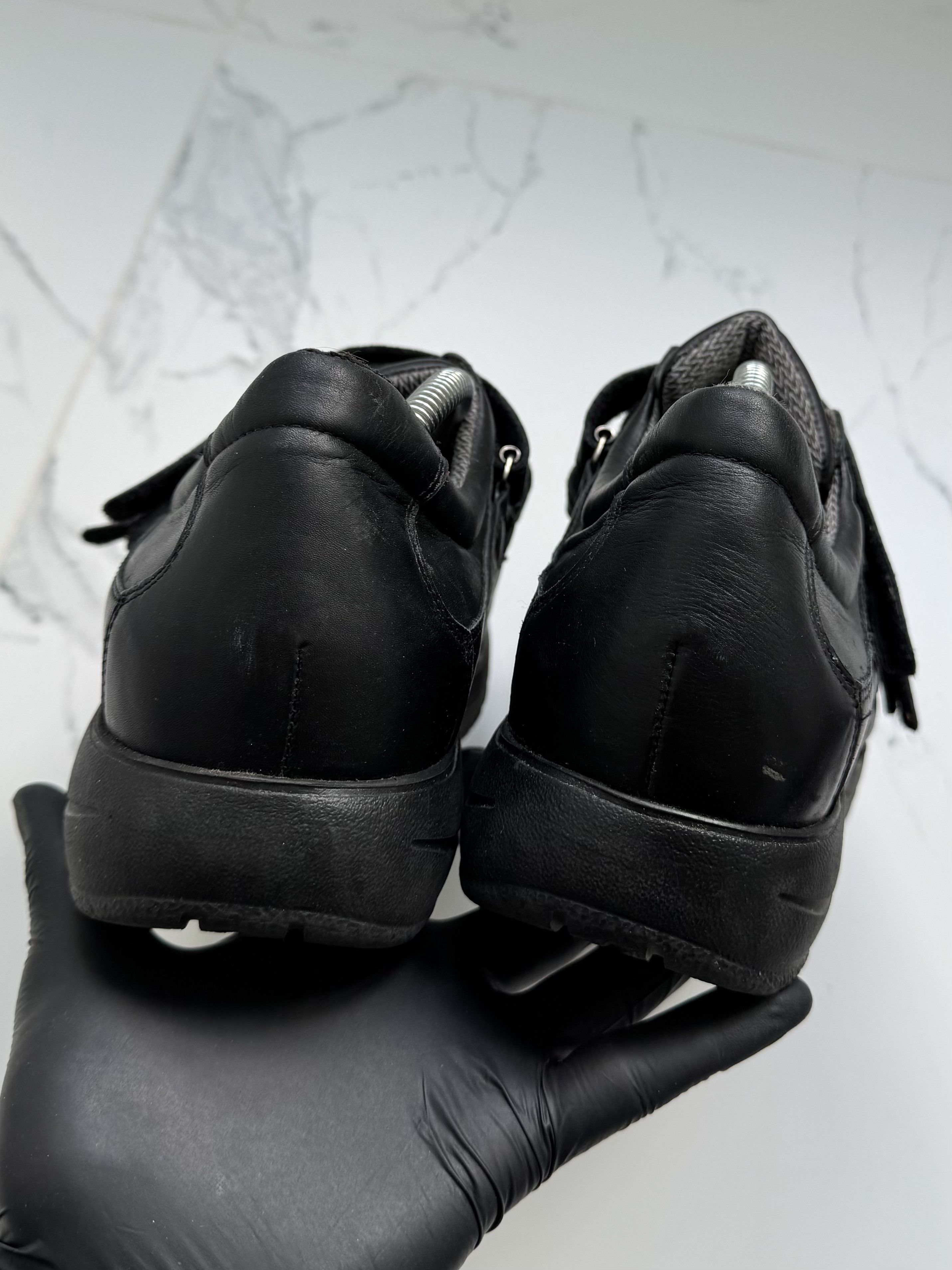 Vintage Vintage Leather Comfort Walking Shoes Double Velcro Strap Size US 11 / EU 44 - 7 Thumbnail