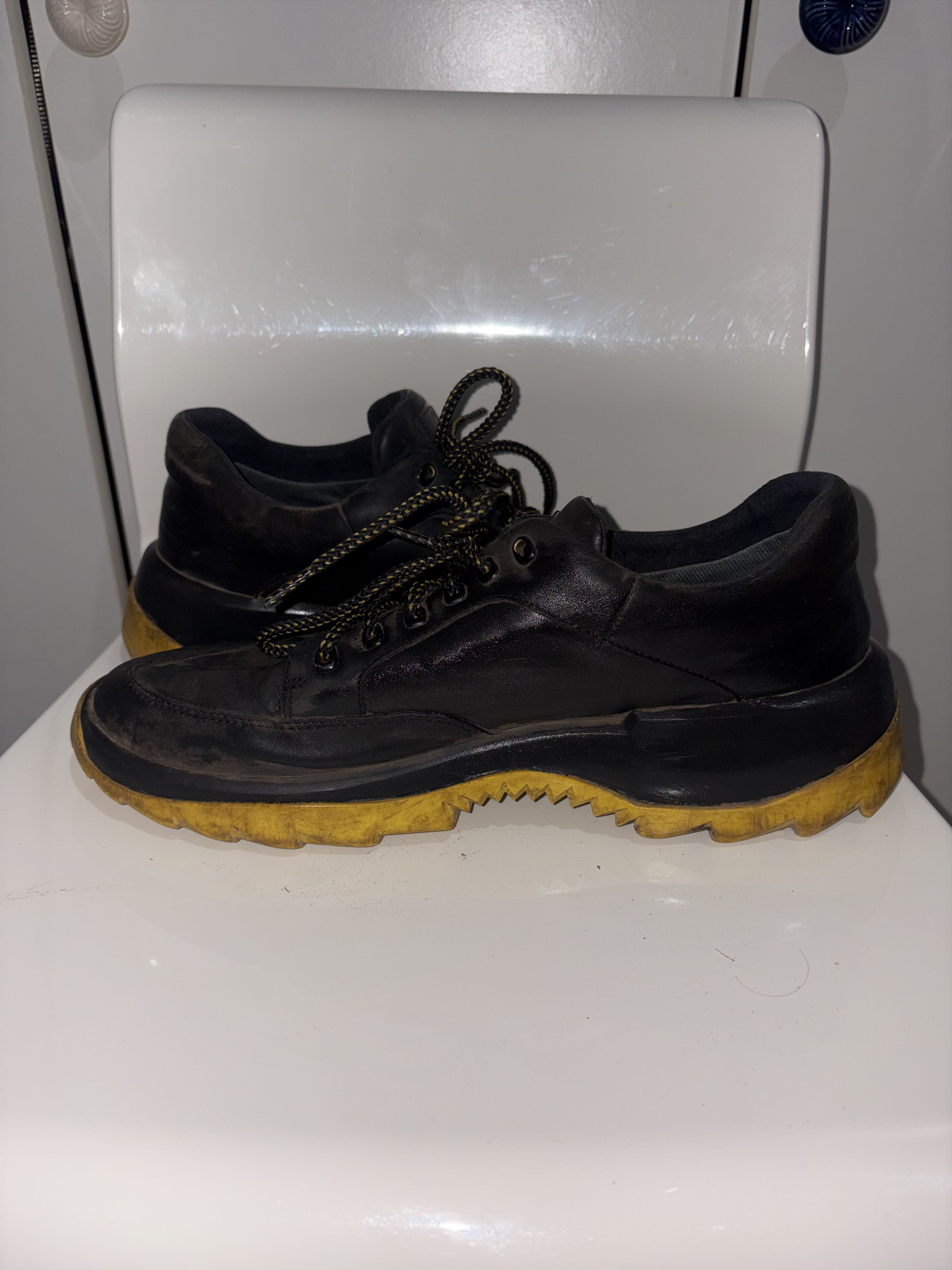 Camper Camper Helix Boot - Black Leather Lace Up Size US 11 / EU 44 - 6 Thumbnail