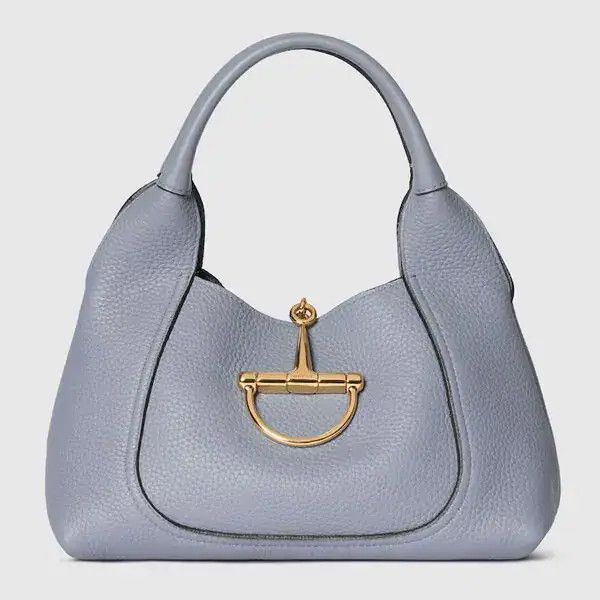 Gucci o1la5ras0526 Size: OS / Softbit Medium Top Handle Bag Grey Size ONE SIZE - 1 Thumbnail