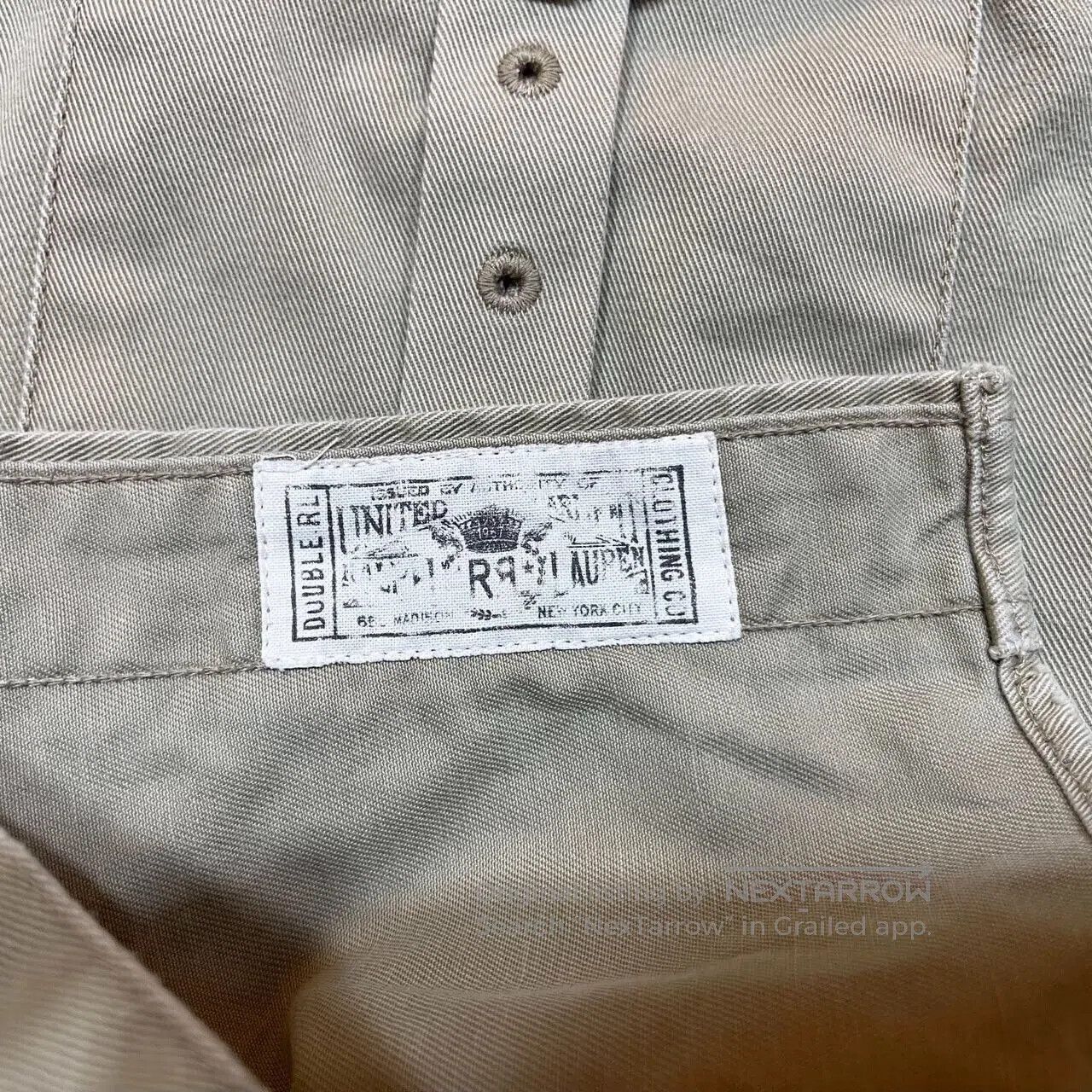 RRL Ralph Lauren RRL Military Shirt by Ralph Lauren. Size US M / EU 48-50 / 2 - 5 Thumbnail