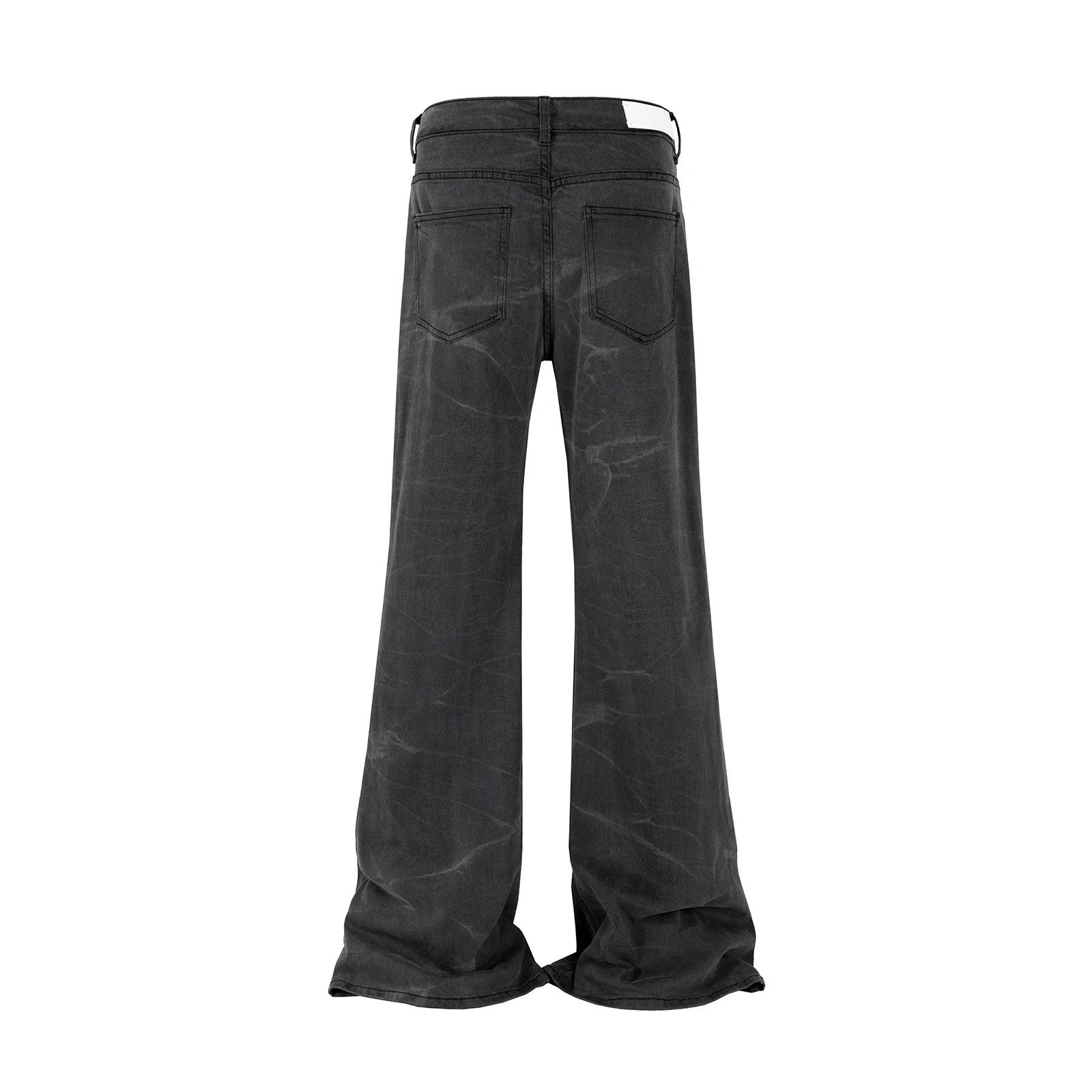 Japanese Brand × Jean Streetwear Washed Water Wave Patterned Size US 29 - 2 Thumbnail
