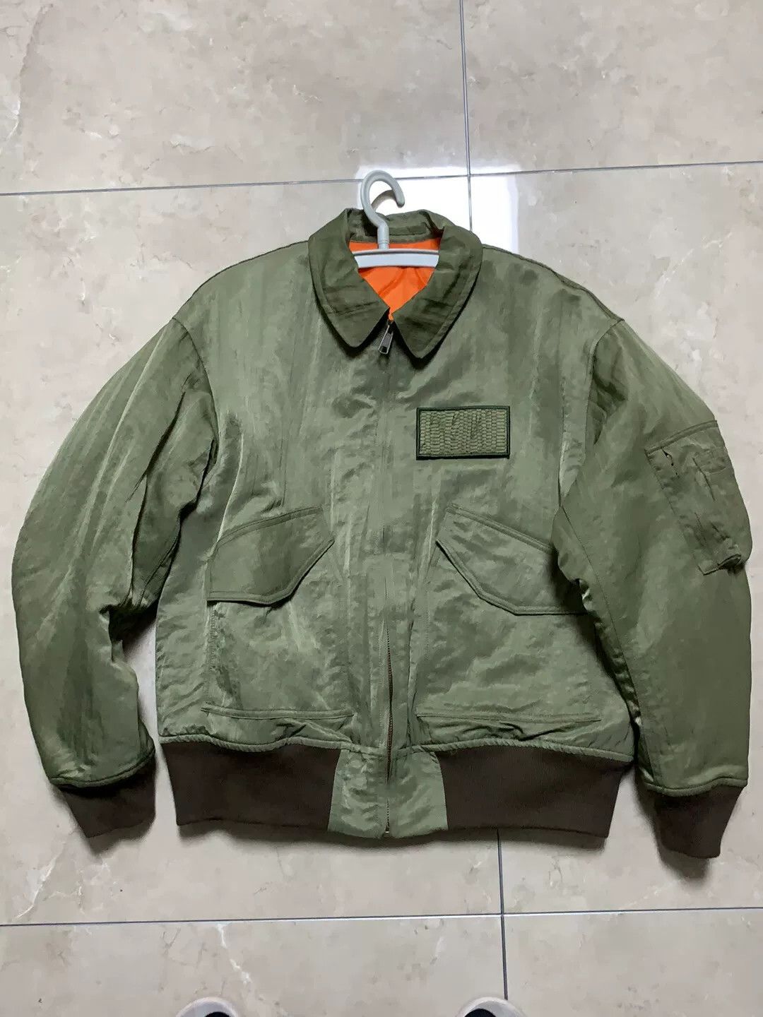 Japanese Brand KUON Salt Shrink Nylon Air Force Jacket Size US M / EU 48-50 / 2 - 1 Thumbnail