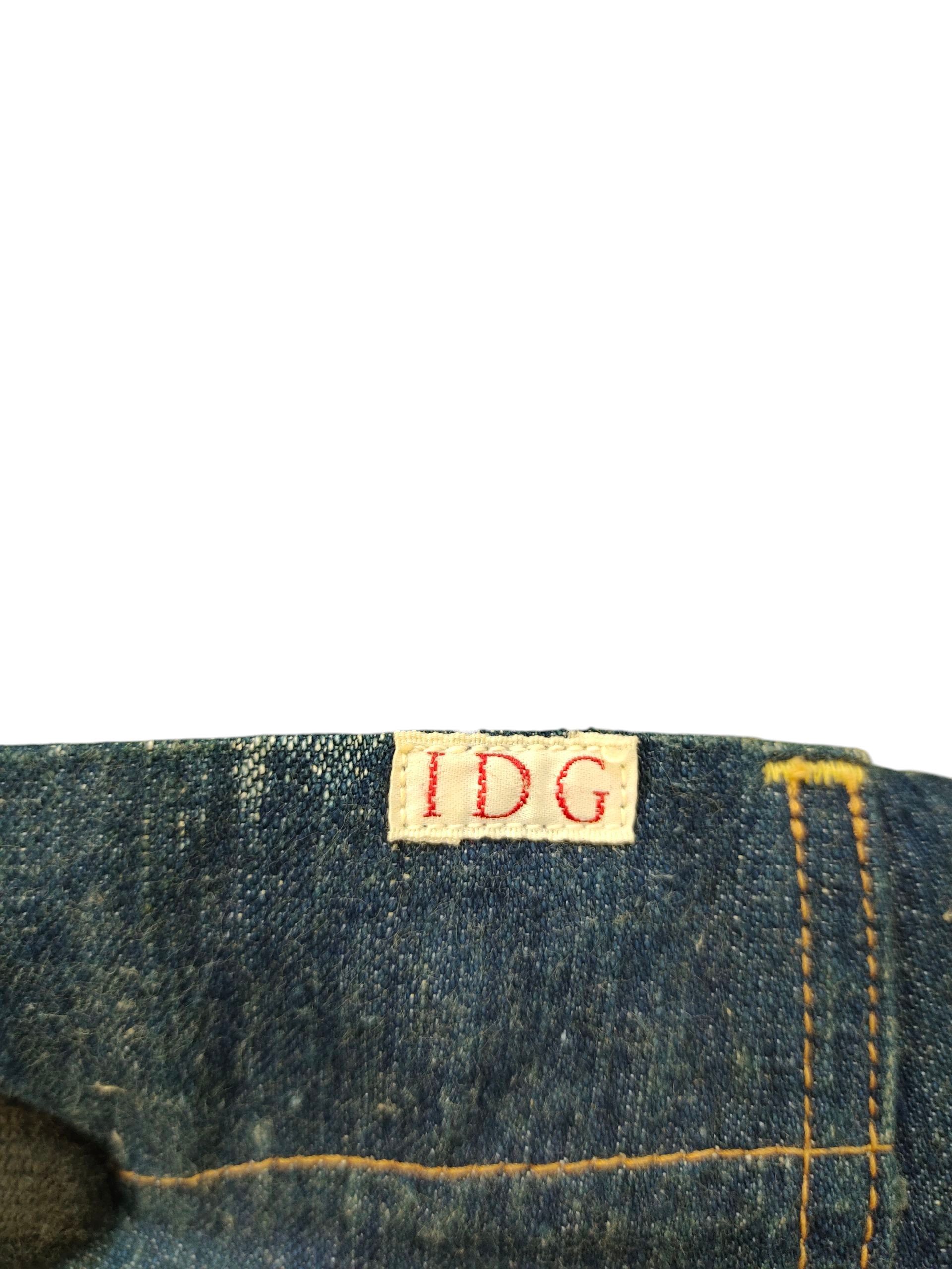 Number (N)ine × Undercover Idg Indigo Japan Buckle Back Fatigue Denim Pants Nam Era Size US 34 / EU 50 - 10 Thumbnail