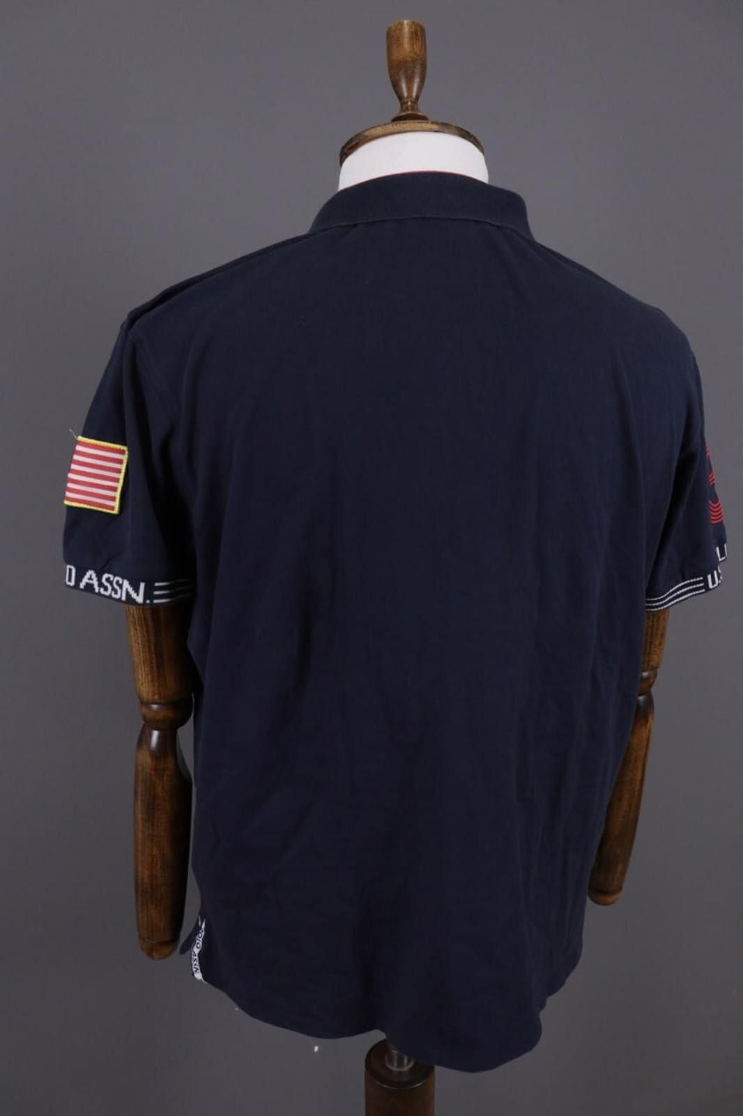 U.S. Polo Assn. U.S.Polo Assn Stretch Fit Blue USA Flag Polo Shirt Size XXL Size US XXL / EU 58 / 5 - 10 Thumbnail