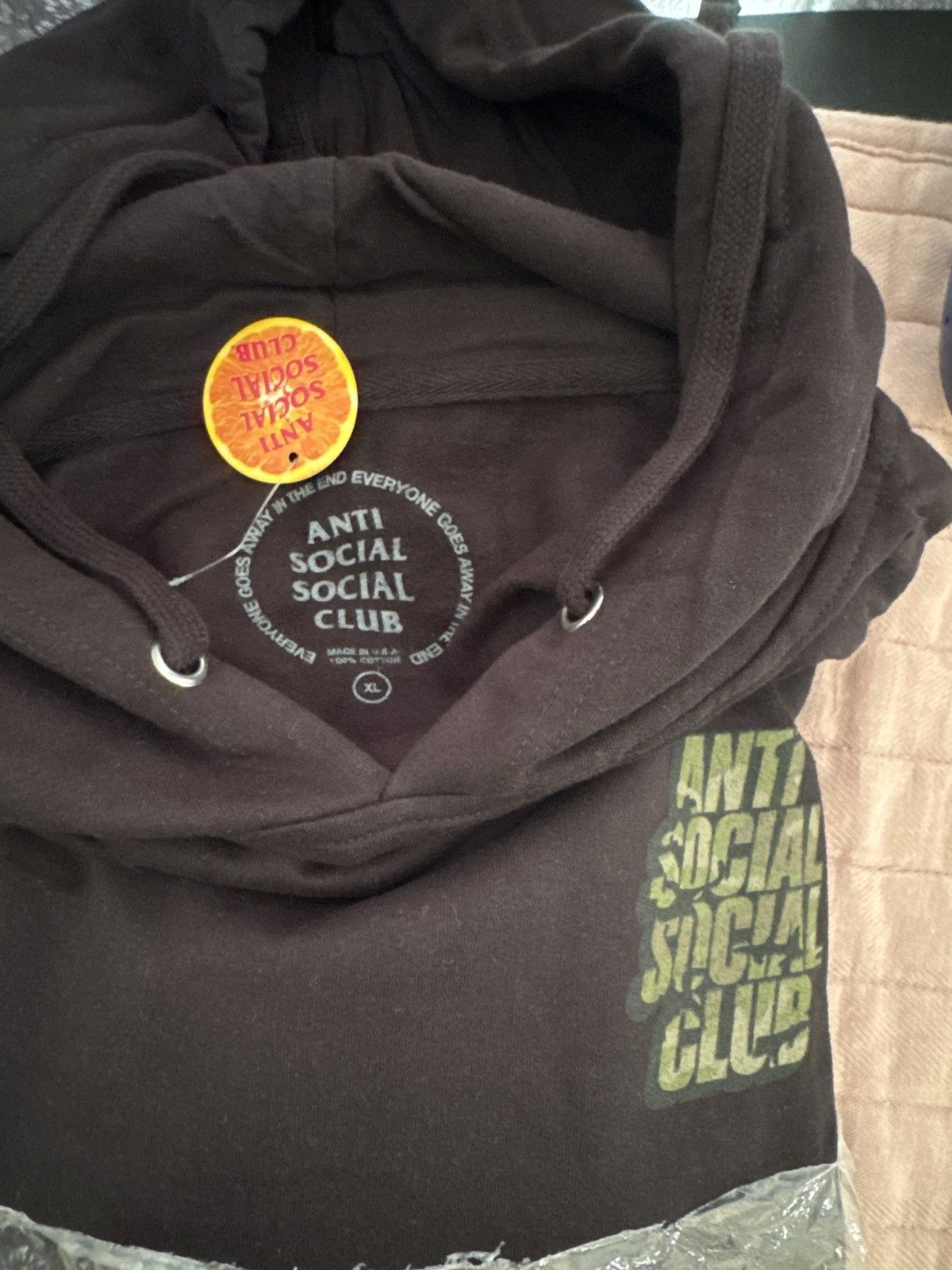 Anti Social Social Club Anti Social Club Blocked Hoodie black/green/camo Size US XL / EU 56 / 4 - 5 Thumbnail