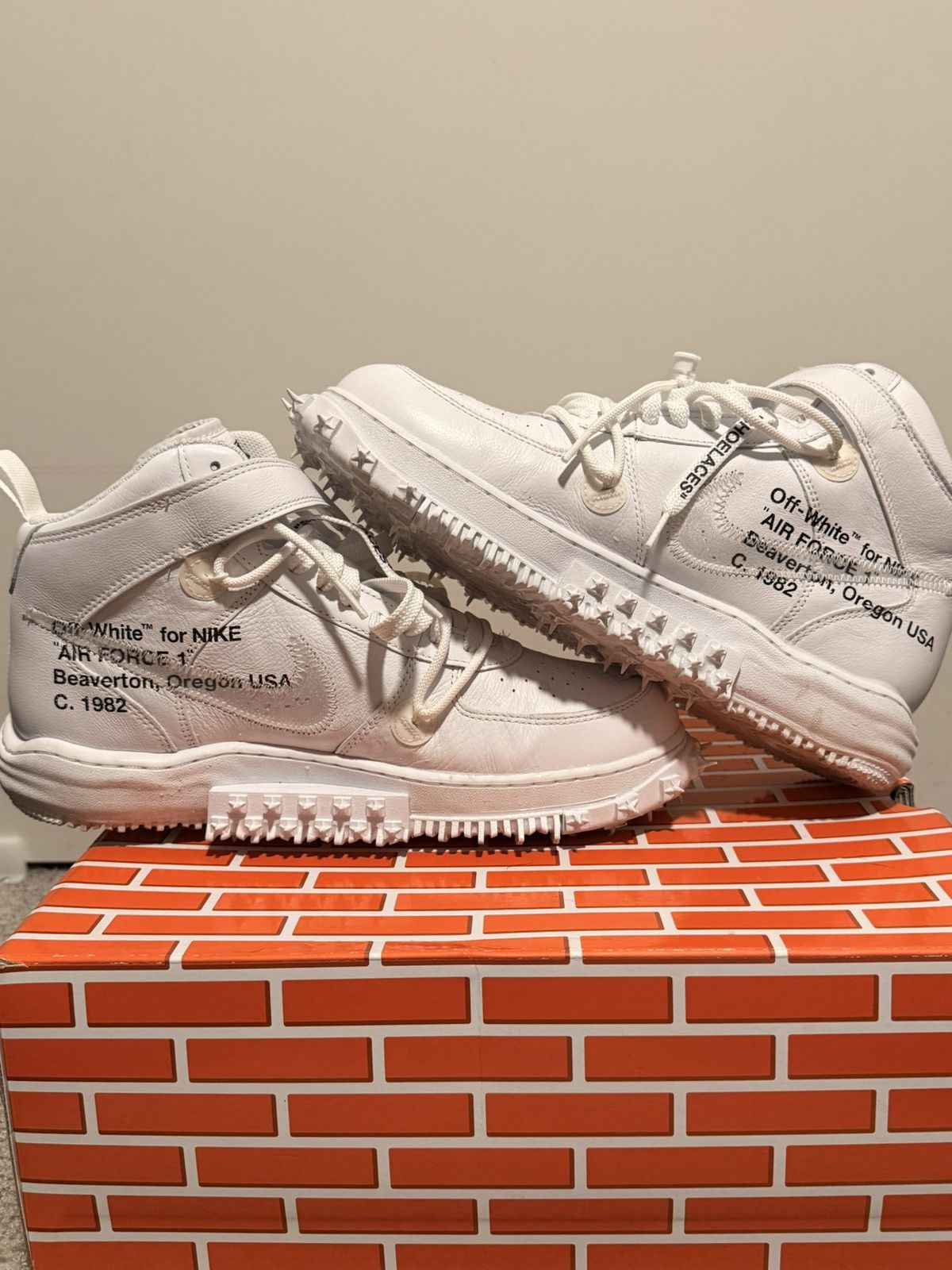 Nike × Off-White Off-White Air Force 1 ‘Graffiti’ Size US 12.5 / EU 45-46 - 3 Thumbnail
