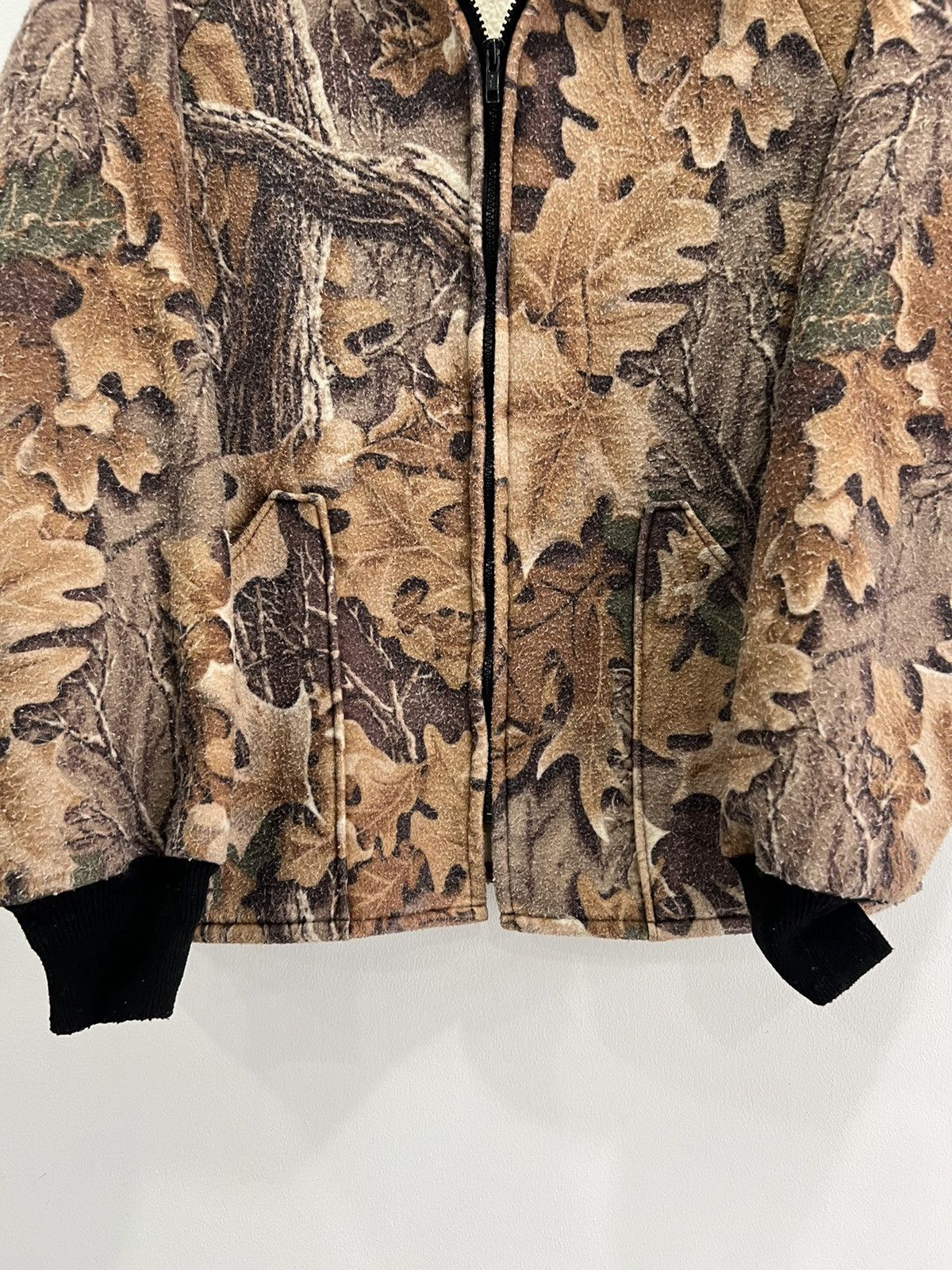 Vintage Vintage Camo Real Tree Fleece Sweater zip up Size US M / EU 48-50 / 2 - 2 Thumbnail