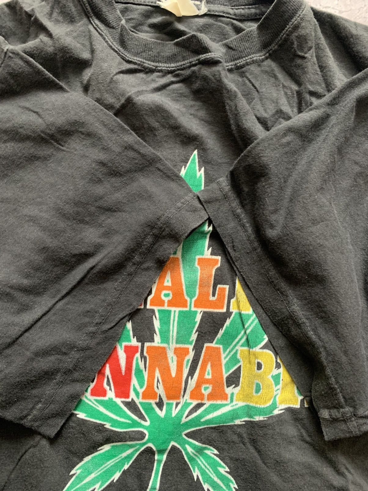 Vintage 🔥VINTAGE 90s LEGALISE CANNABIS Y2K OPIUM TSHIRT TEE Size US L / EU 52-54 / 3 - 4 Thumbnail