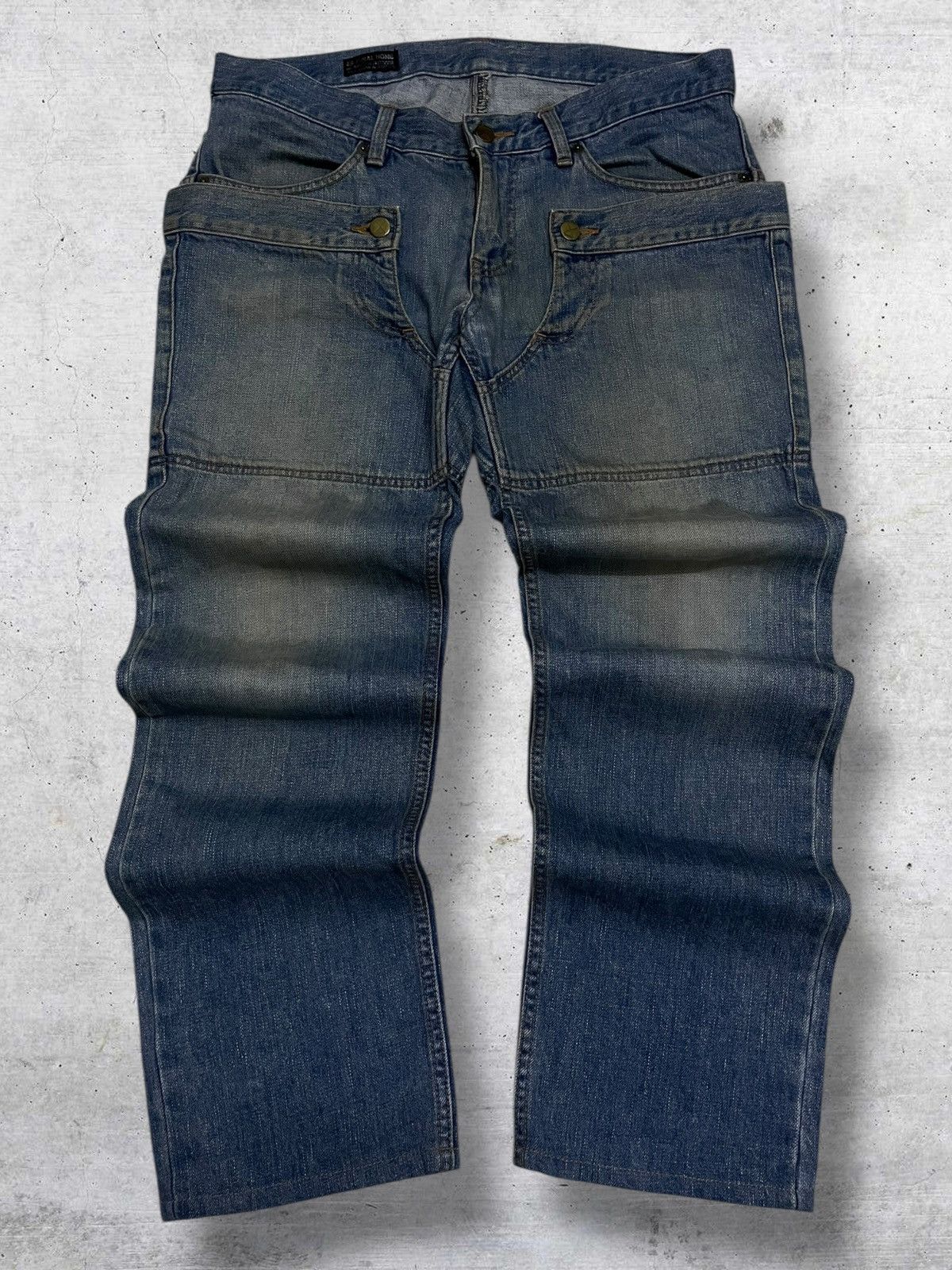 Final Home VINTATE FINAL HOME JAPAN DESIGNER ARCHIVE DOUBLE WAIST DENIM Size US 33 - 1 Thumbnail