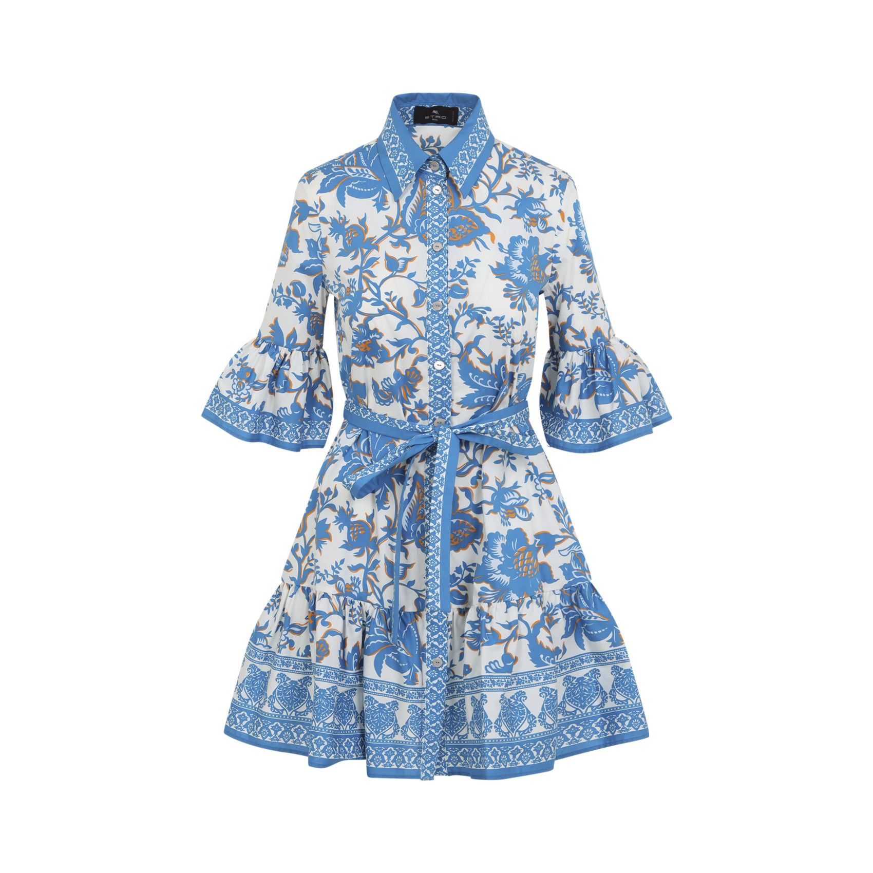 Etro Etro Belt Mini Dress Size M / US 6-8 / IT 42-44 - 1 Thumbnail